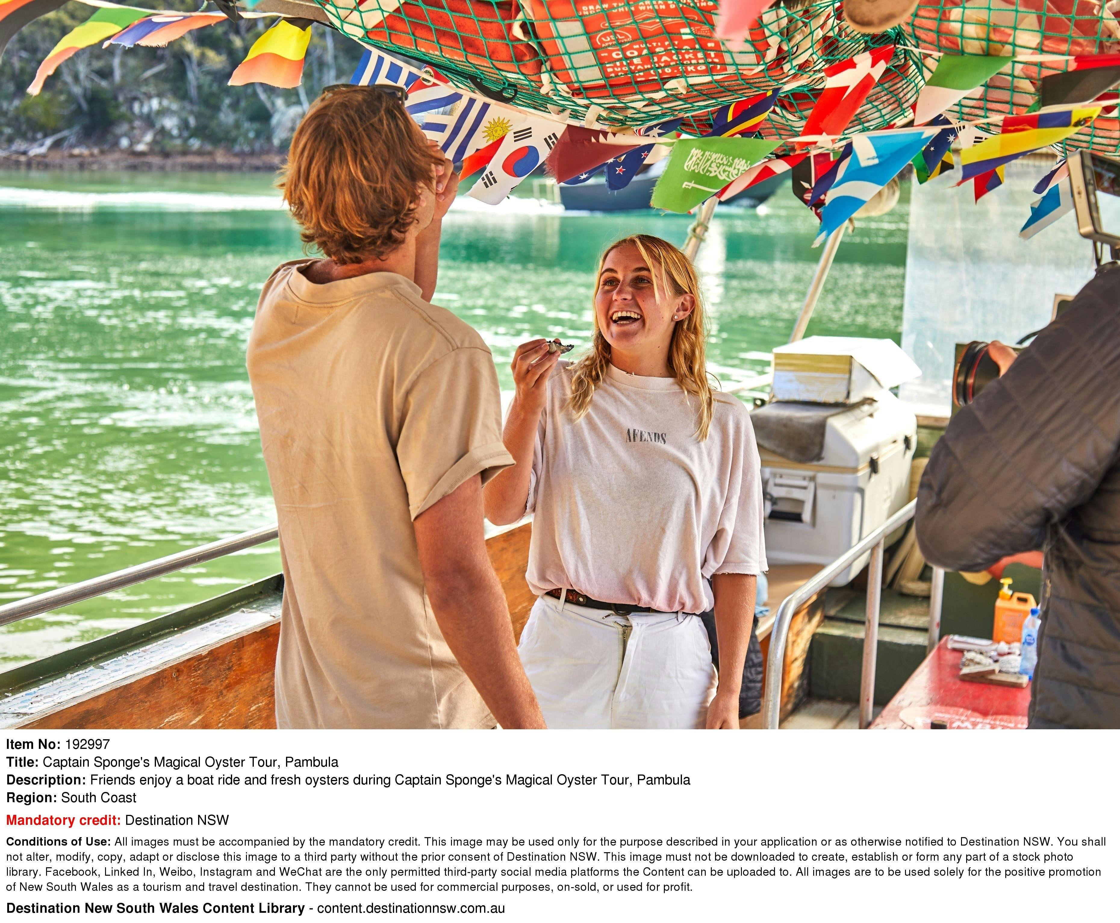 Captain Sponge's Magical Oyster Tours, Sapphire Coast Oyster Trail, Merimbula, oyster farm tour