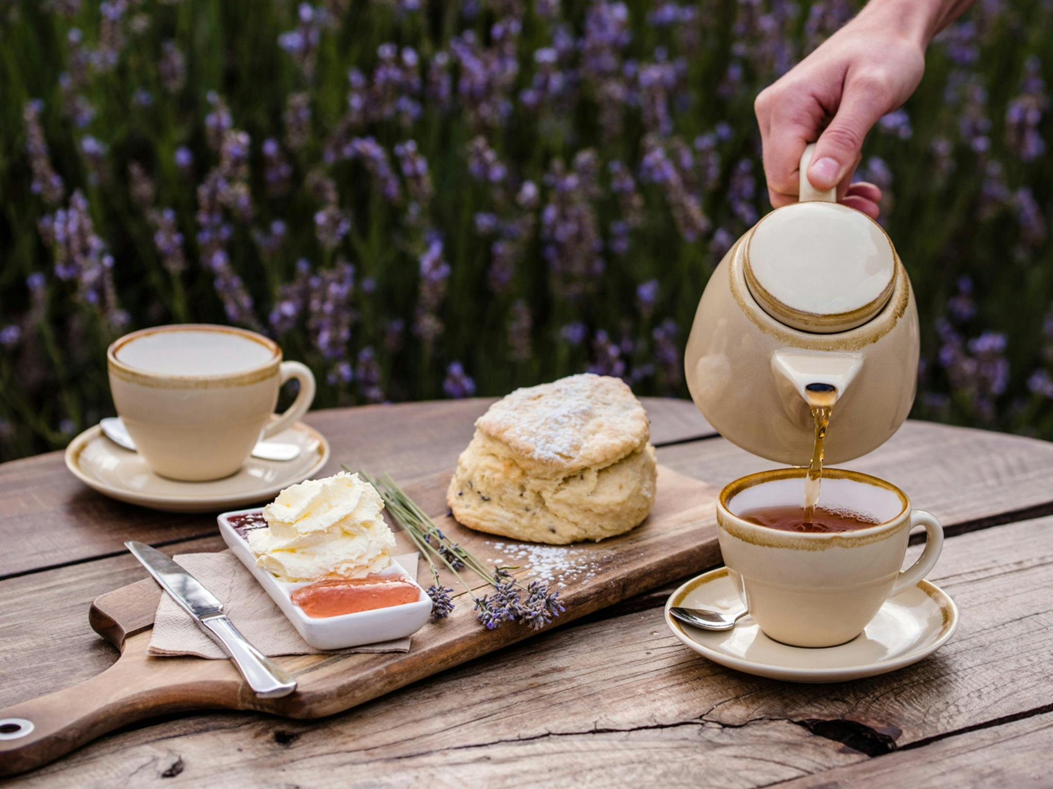 Enjoy delicious lavender farms at Emu Bay Lavender Farm