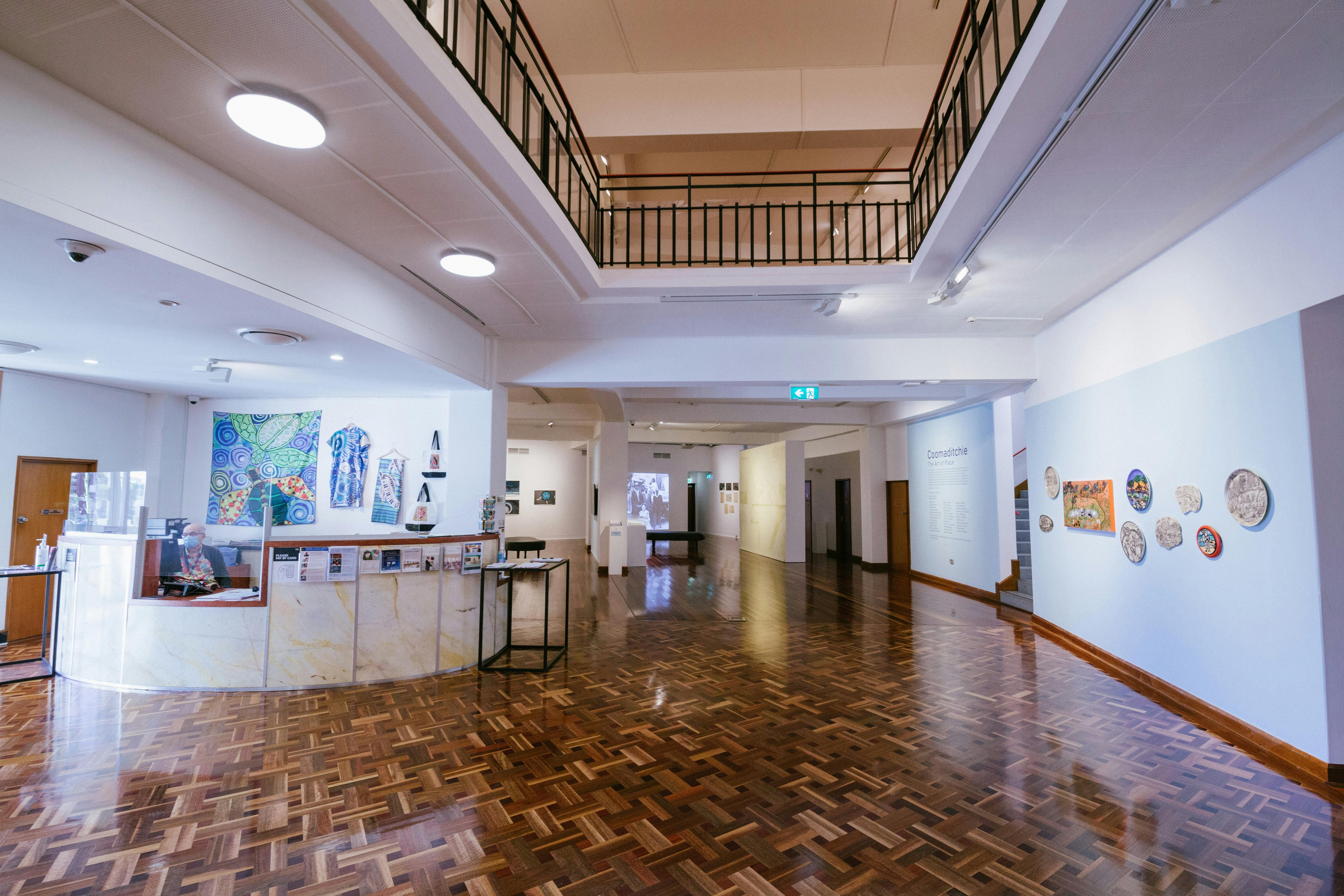 Internal view of the Wollongong Art Gallery