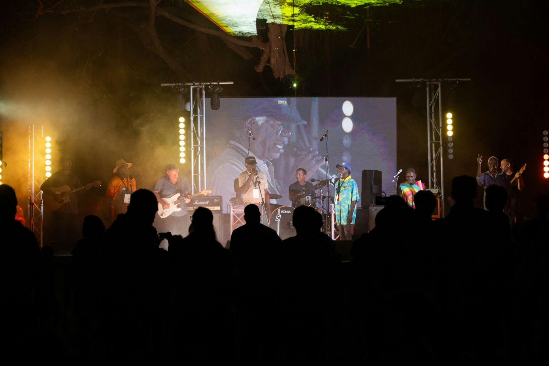 Live music performance at East Arnhem Live in Nhulunbuy NT