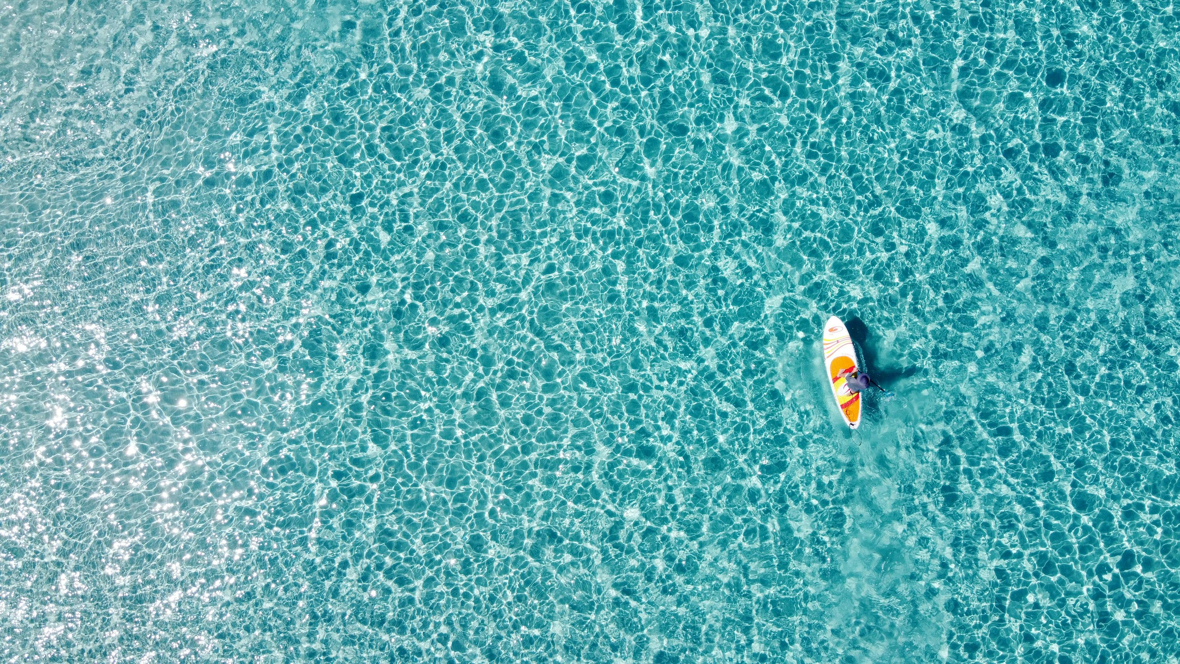 Paddle boaring at CapeLeGrande