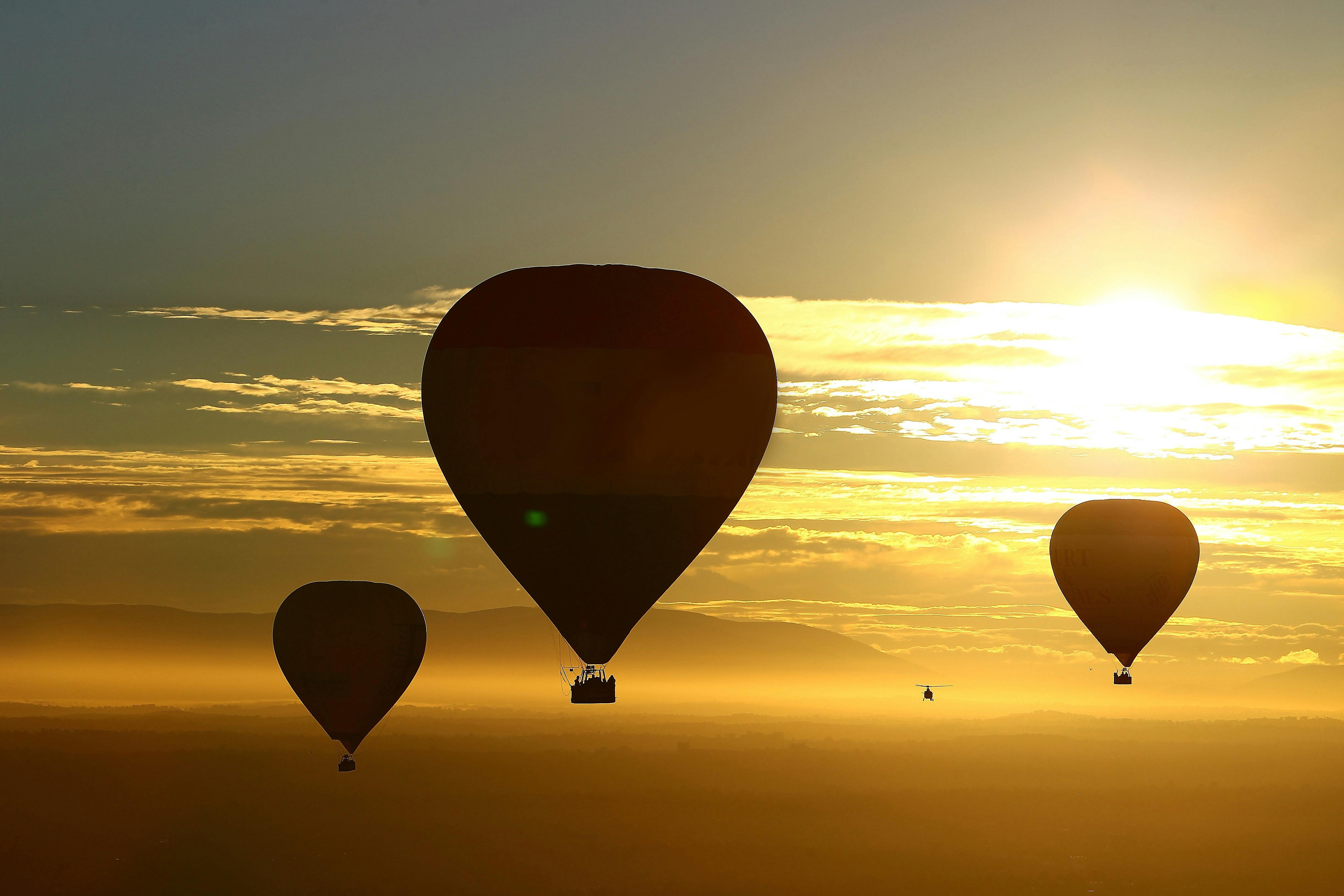 Early morning balloon flights in Geelong and Bellarine Peninsula