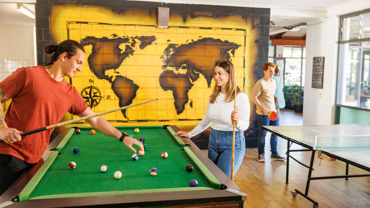 YHA Coolangatta games room