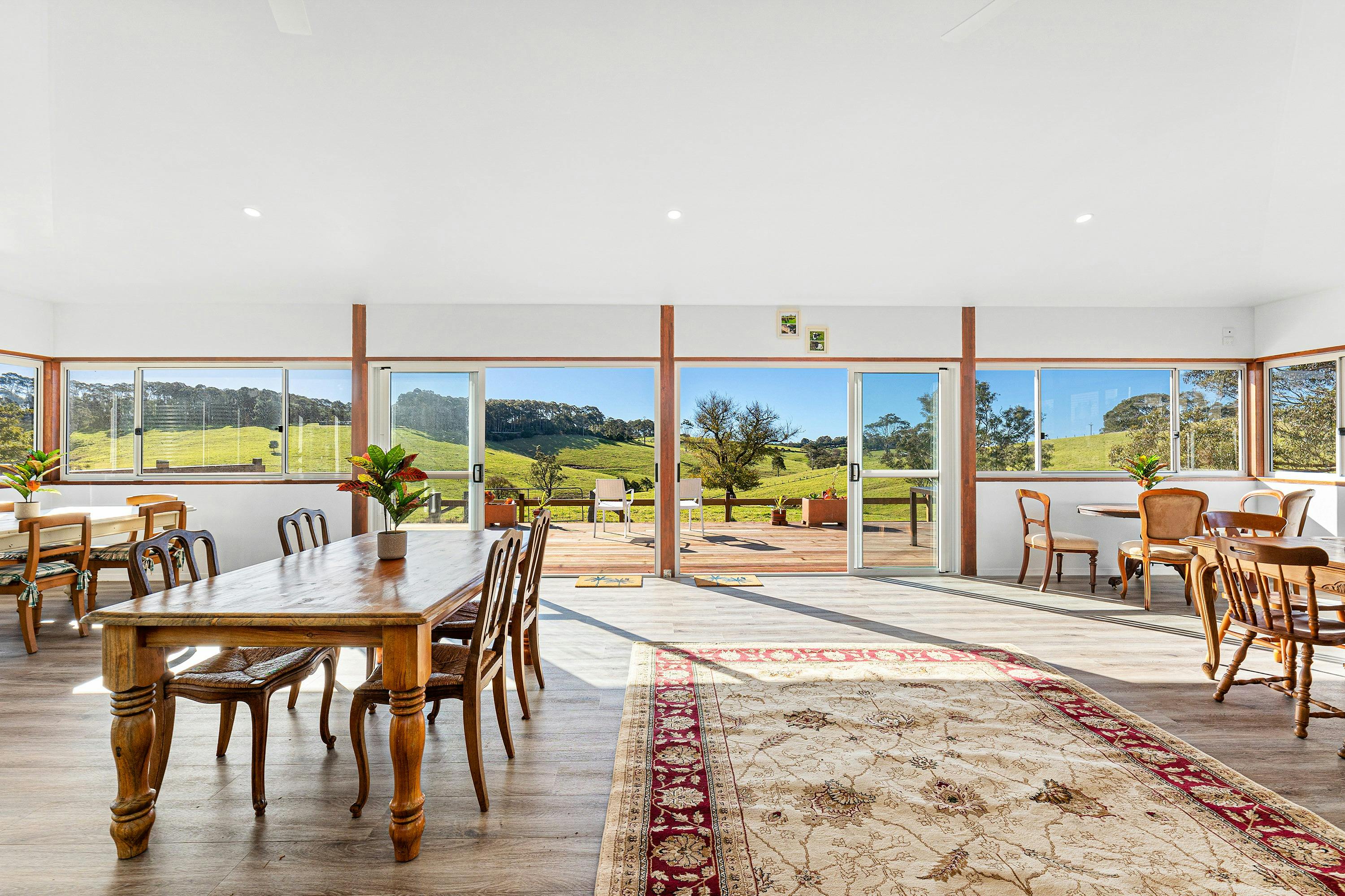 Our venue can host up to 50 guests seated, and 100 guests for a stand up buffet or cocktail event.