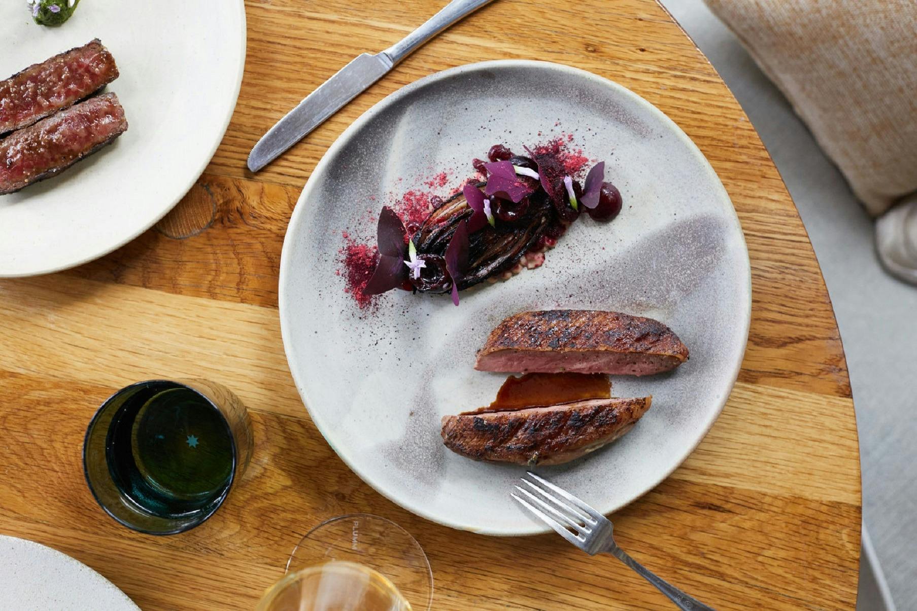 Raes Dining Room, dry aged glazed free range duck breast