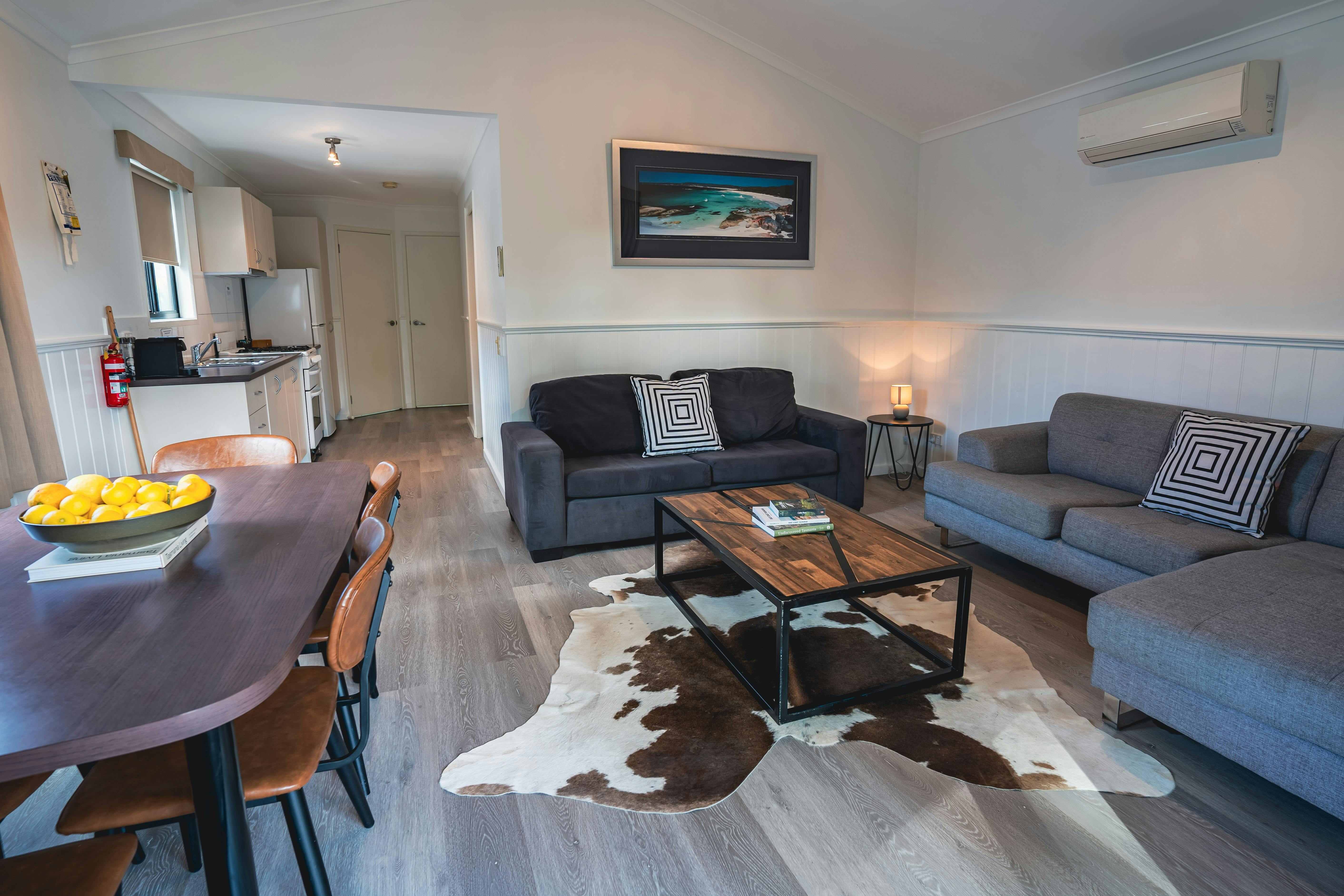 Our Premier 2 Bedroom cabins are perfect for families