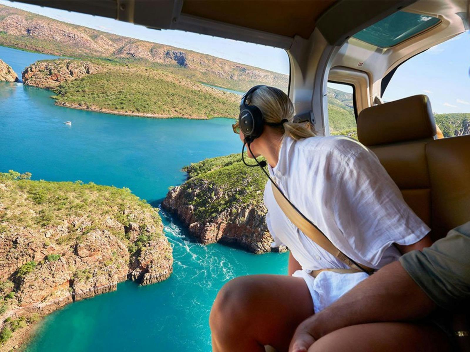 scenic helicopter flight - horizontal falls