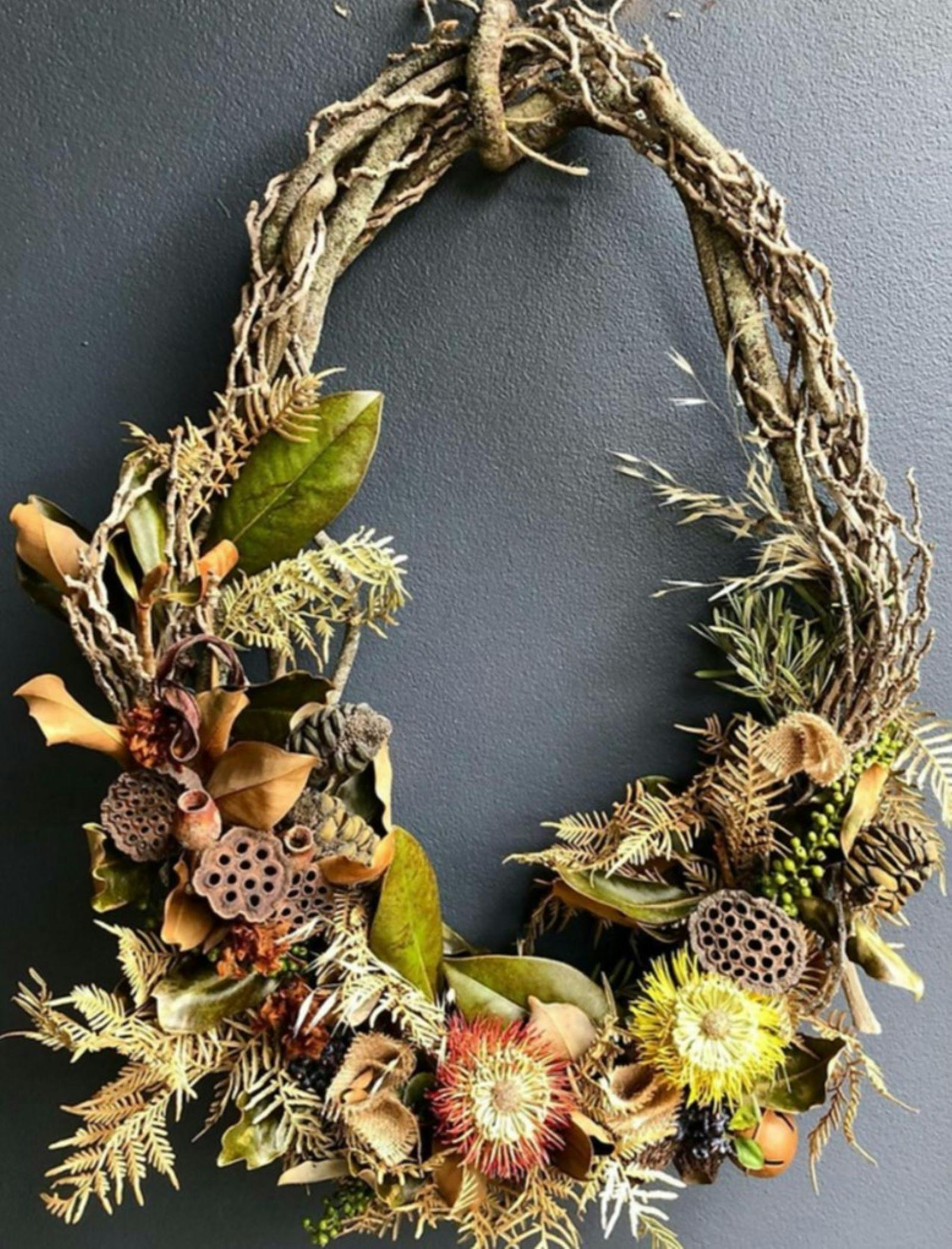 Botanical Christmas Wreaths with Sharon Bartle