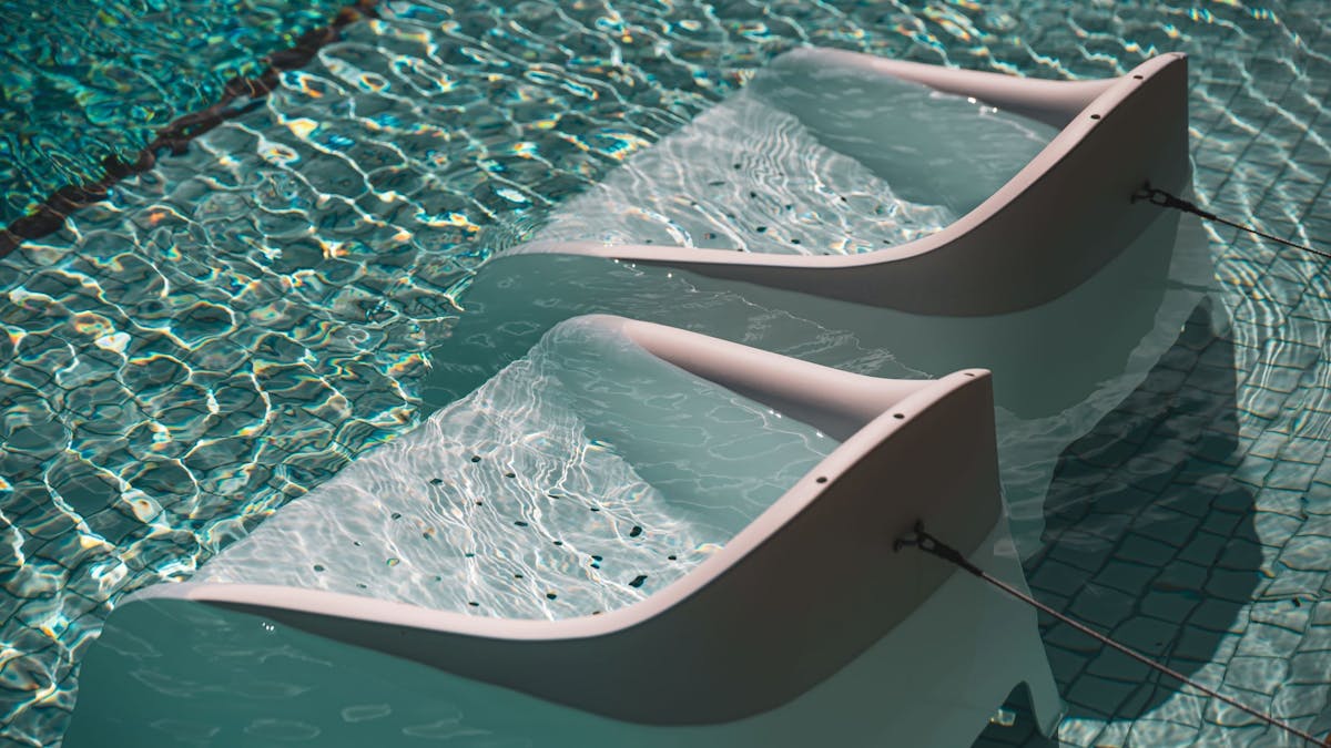 Poolside relaxation