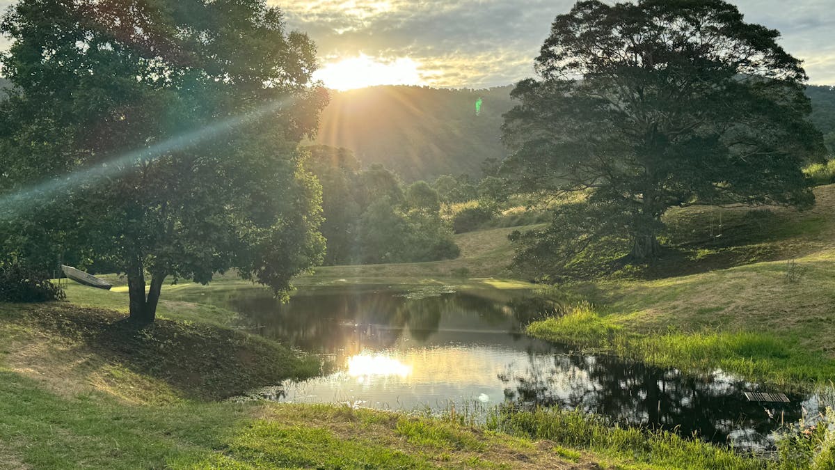 perfect for a picnic, afternoon cocktail, beautiful views, luxury farmstay brisbane , dayboro