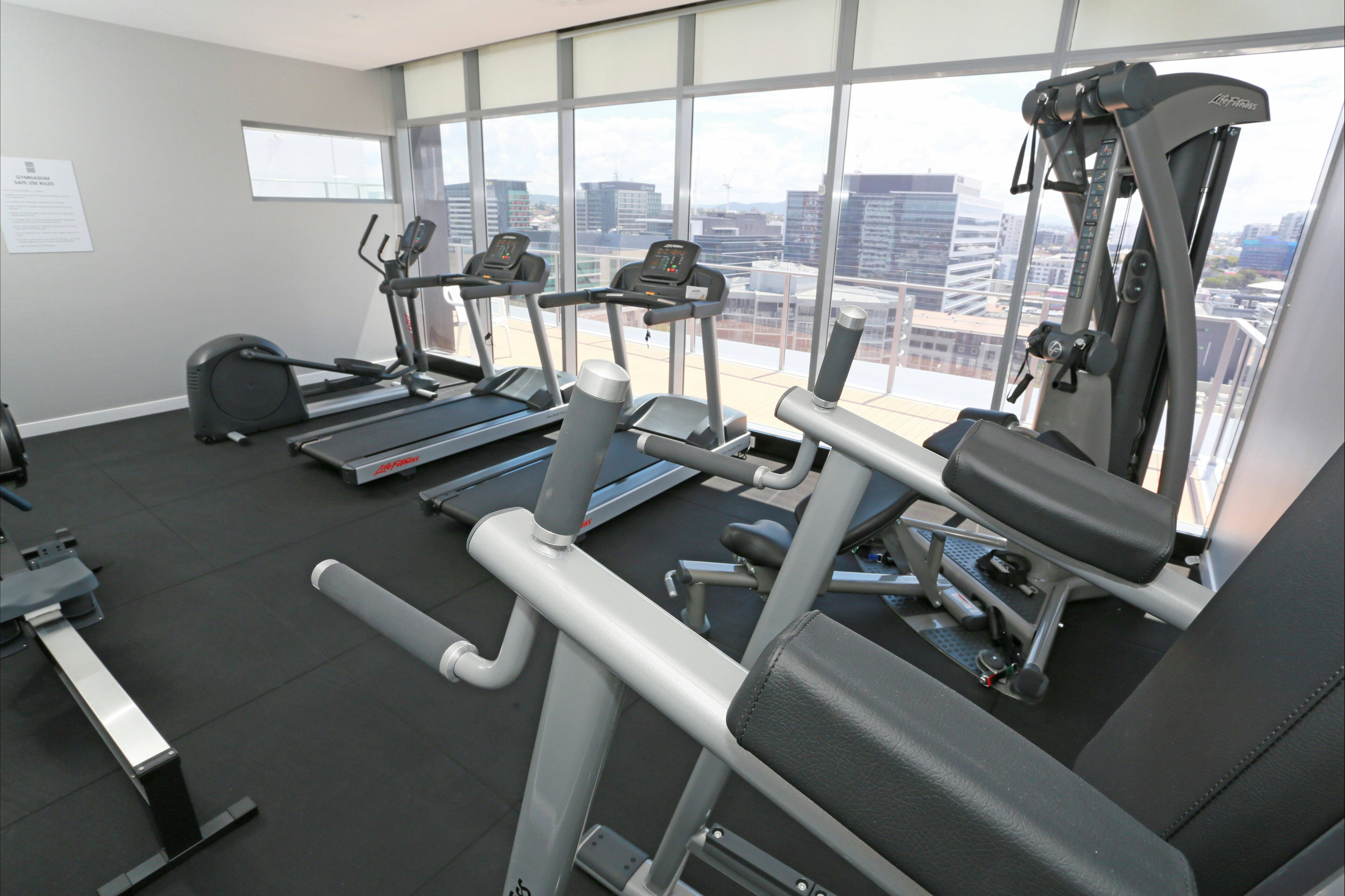 Cardio Room located on Rooftop Recreation level