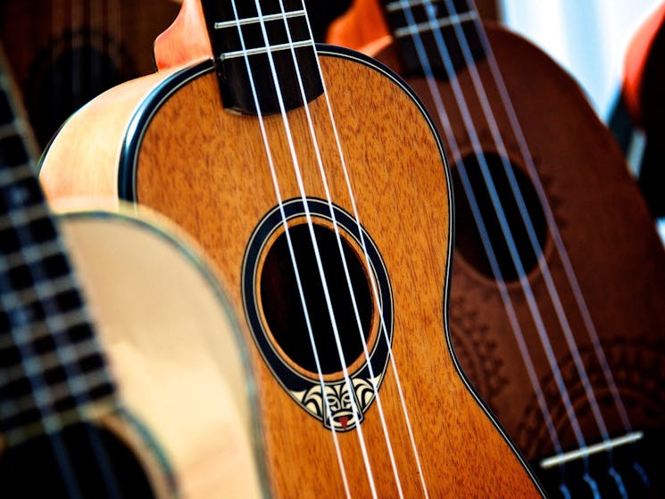 Instruments lined up