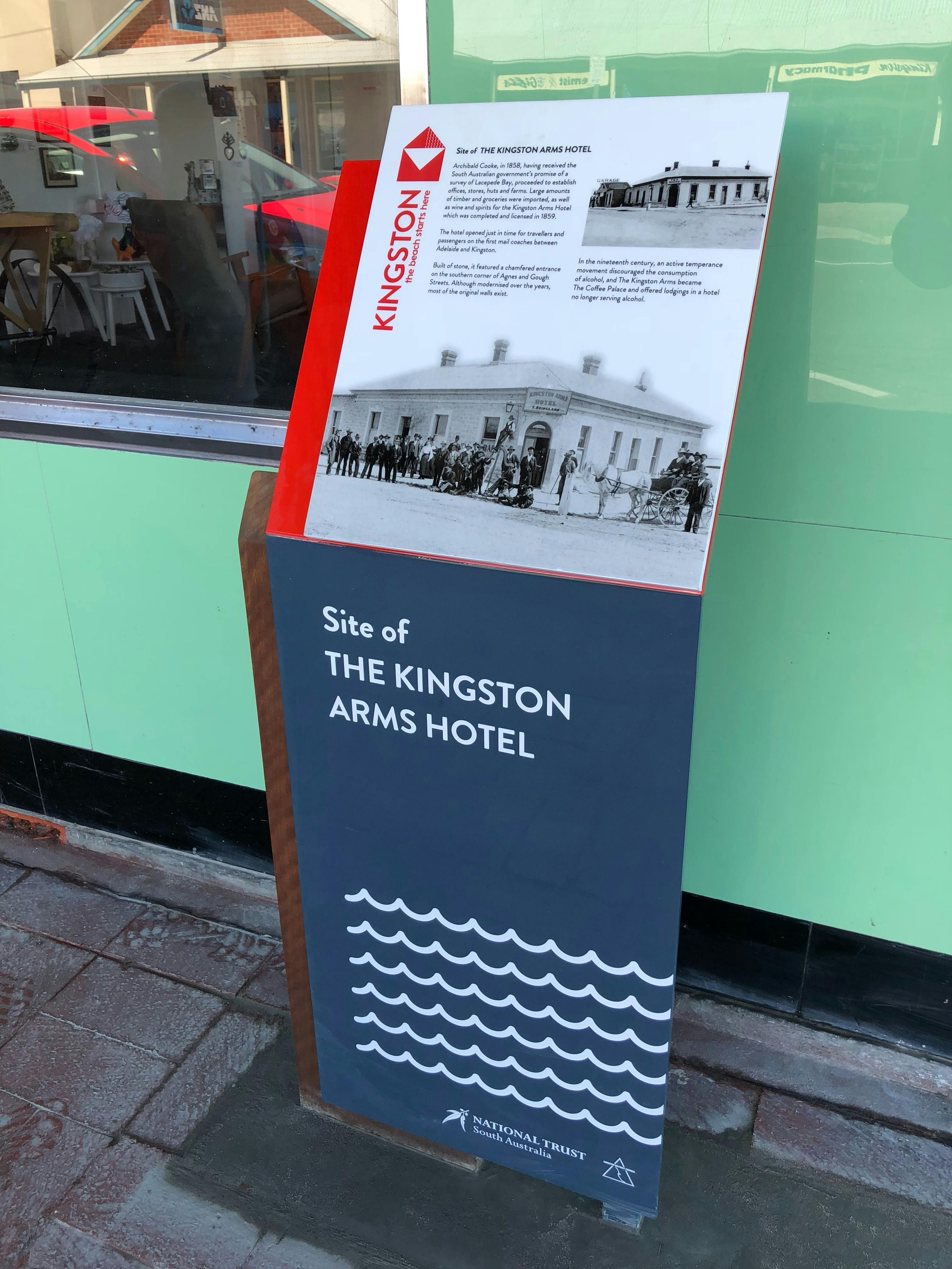 Site of the Kingston Arms Hotel