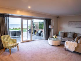 large spacious lounge room