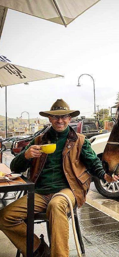 Horse at The Coffee Pedaler