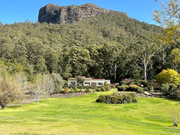 View of 'Nevaeh' luxury Holiday Home with Buchanans Fort in the distance View of 'Nevaeh' luxury Holiday Home with Buchanans Fort in the distance