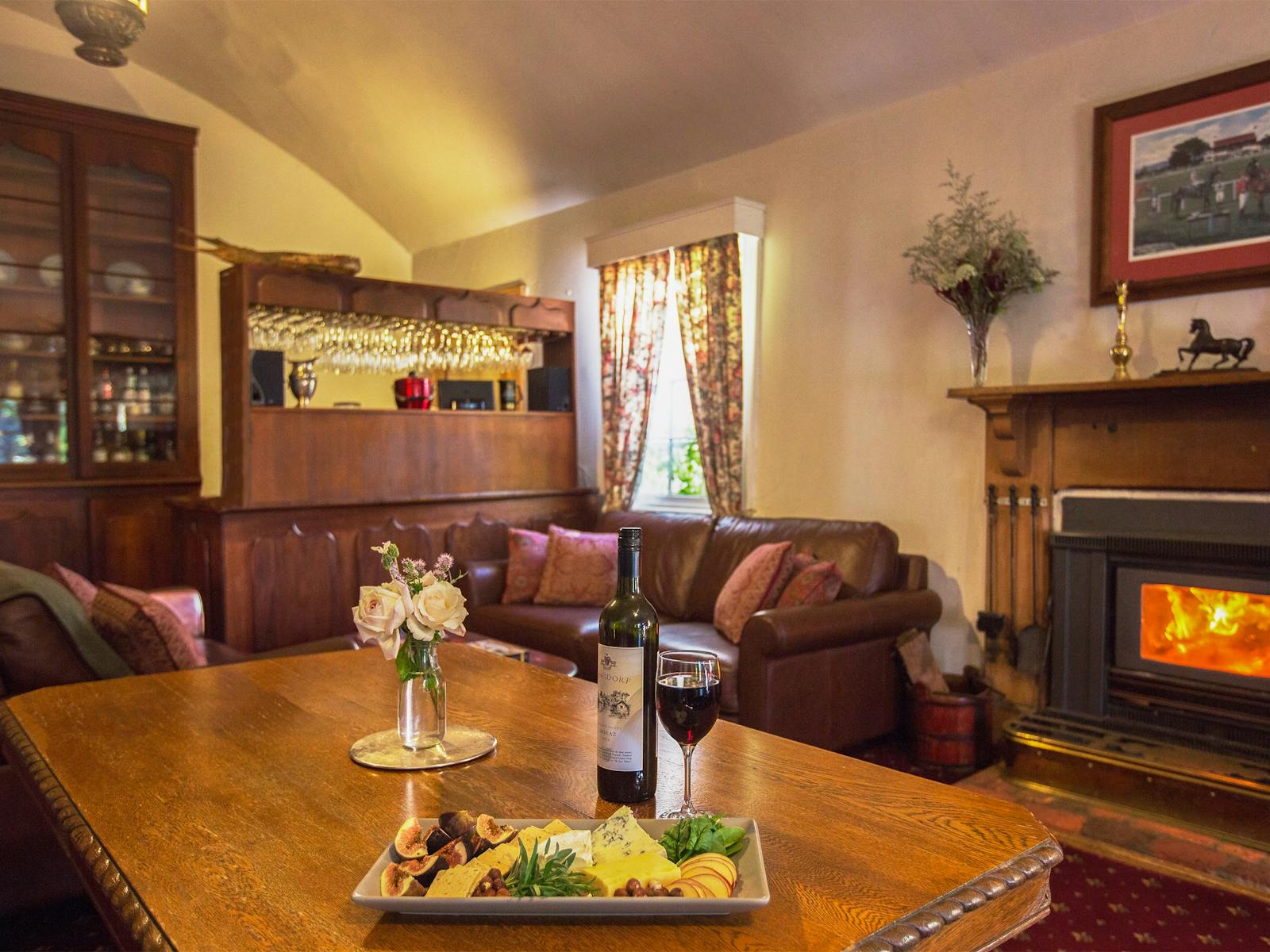 The dining room at The Racecourse Inn, Longford, Tasmania - heritage B&B