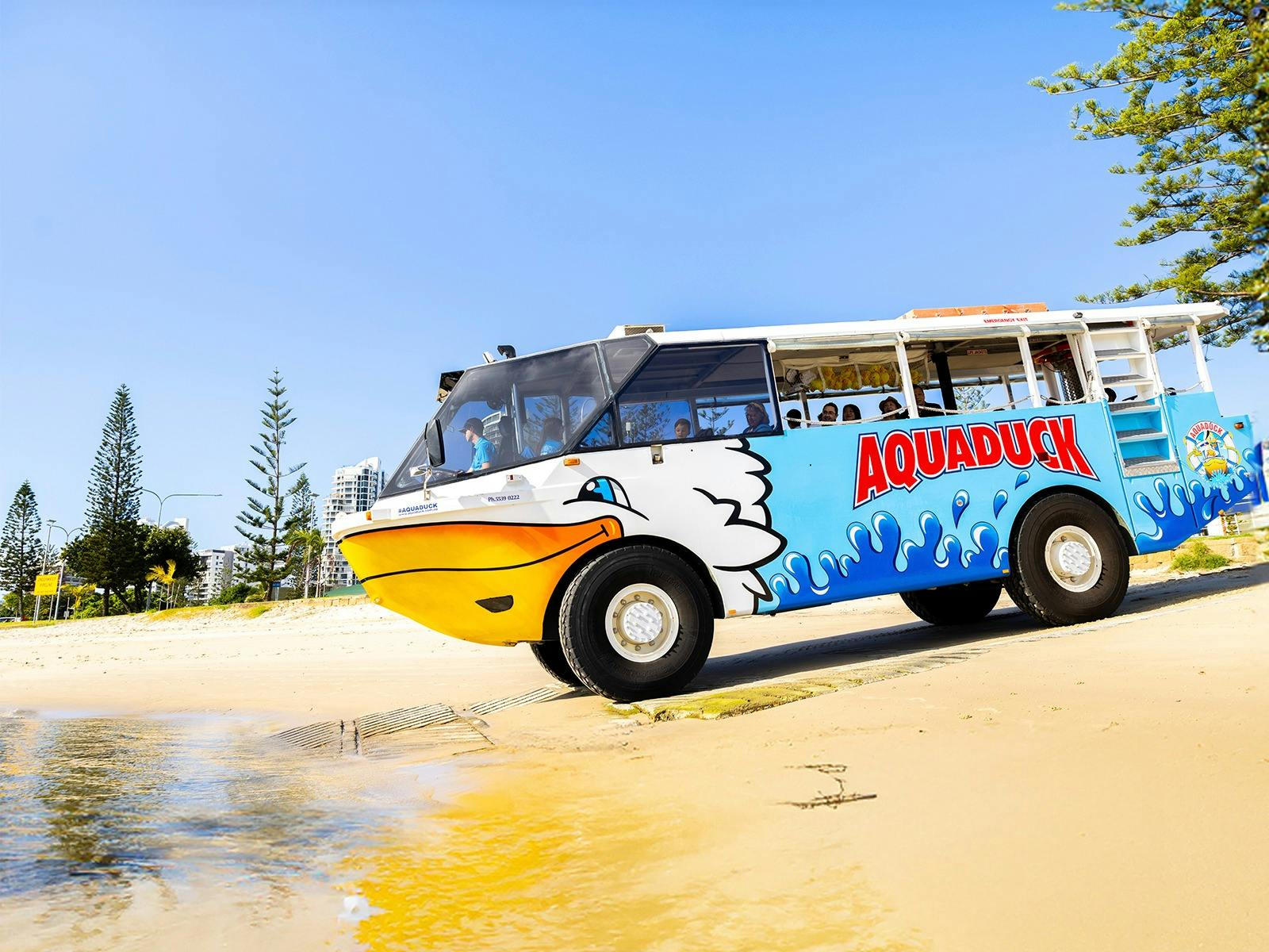 Aquaduck on land and water Aquaduck on land and water