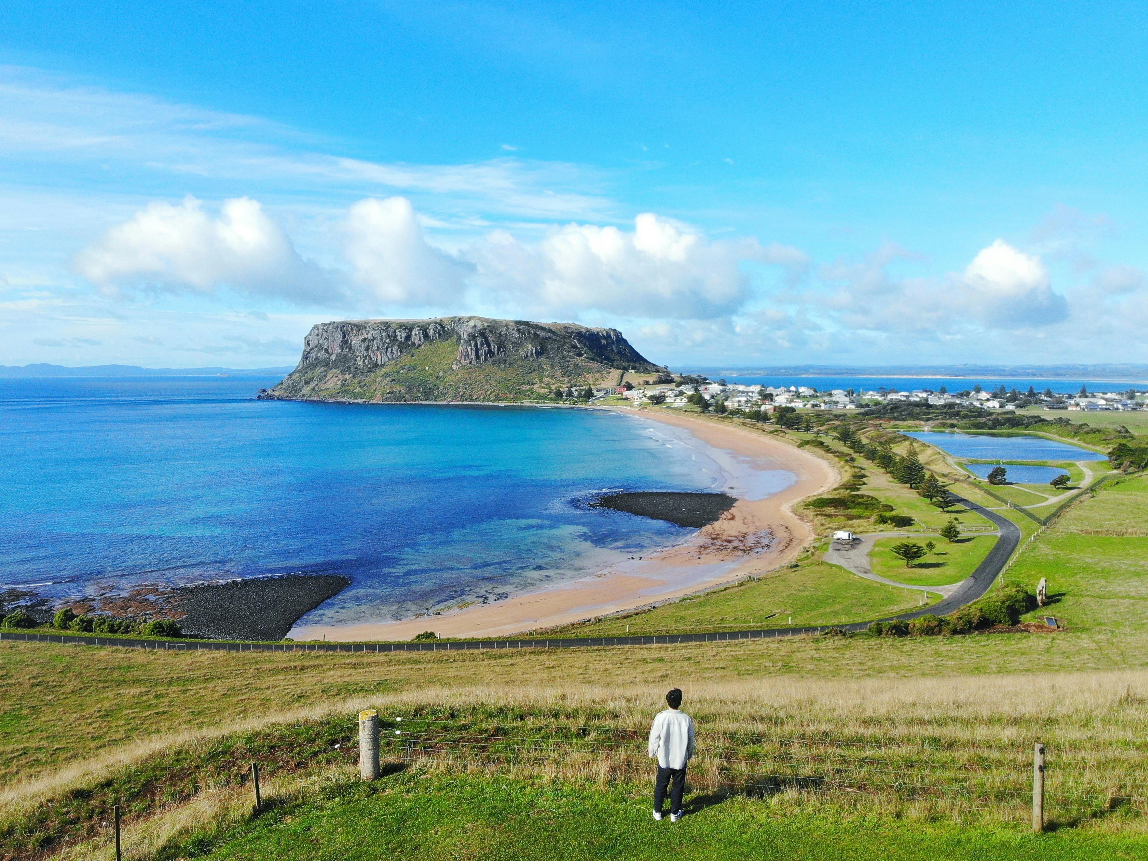 Stanley is a very beautiful town. It is located in northern Tasmania, with beautiful scenery and fam