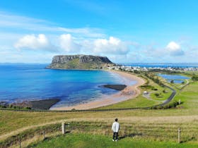 Stanley is a very beautiful town. It is located in northern Tasmania, with beautiful scenery and fam