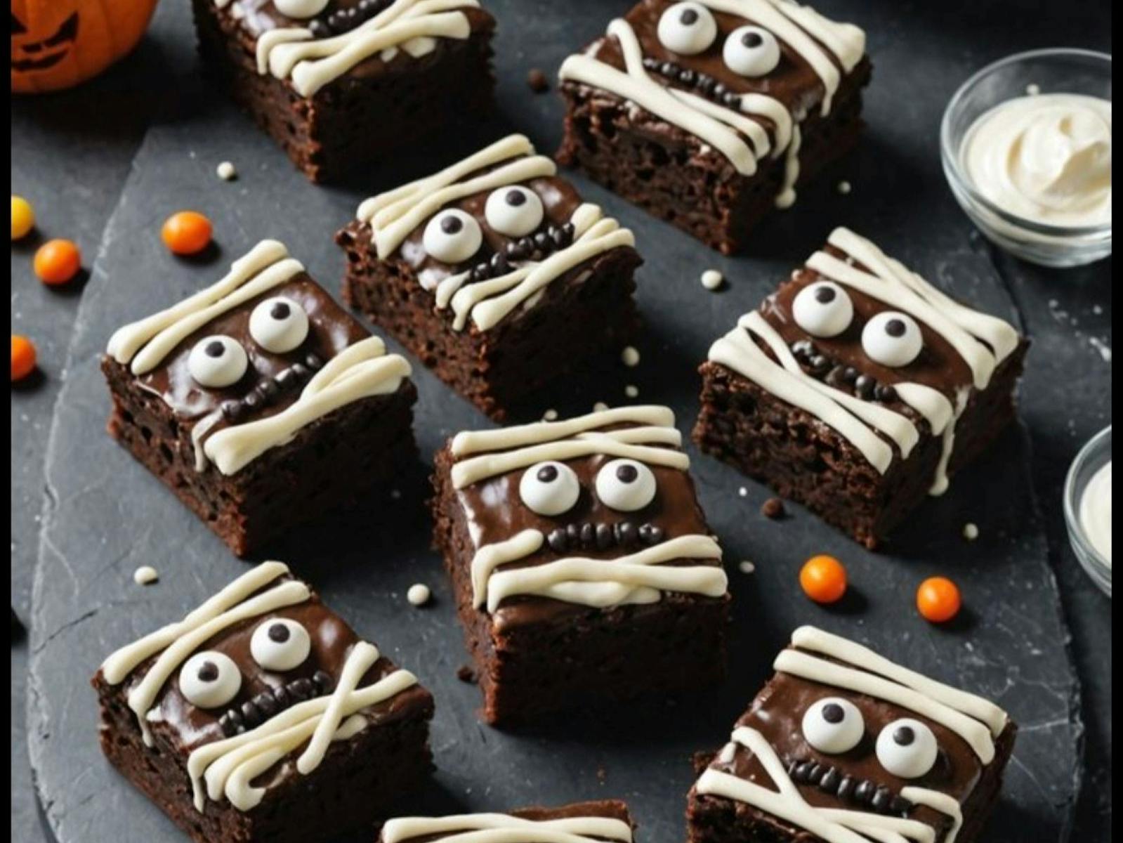 Chocolate monster brownies