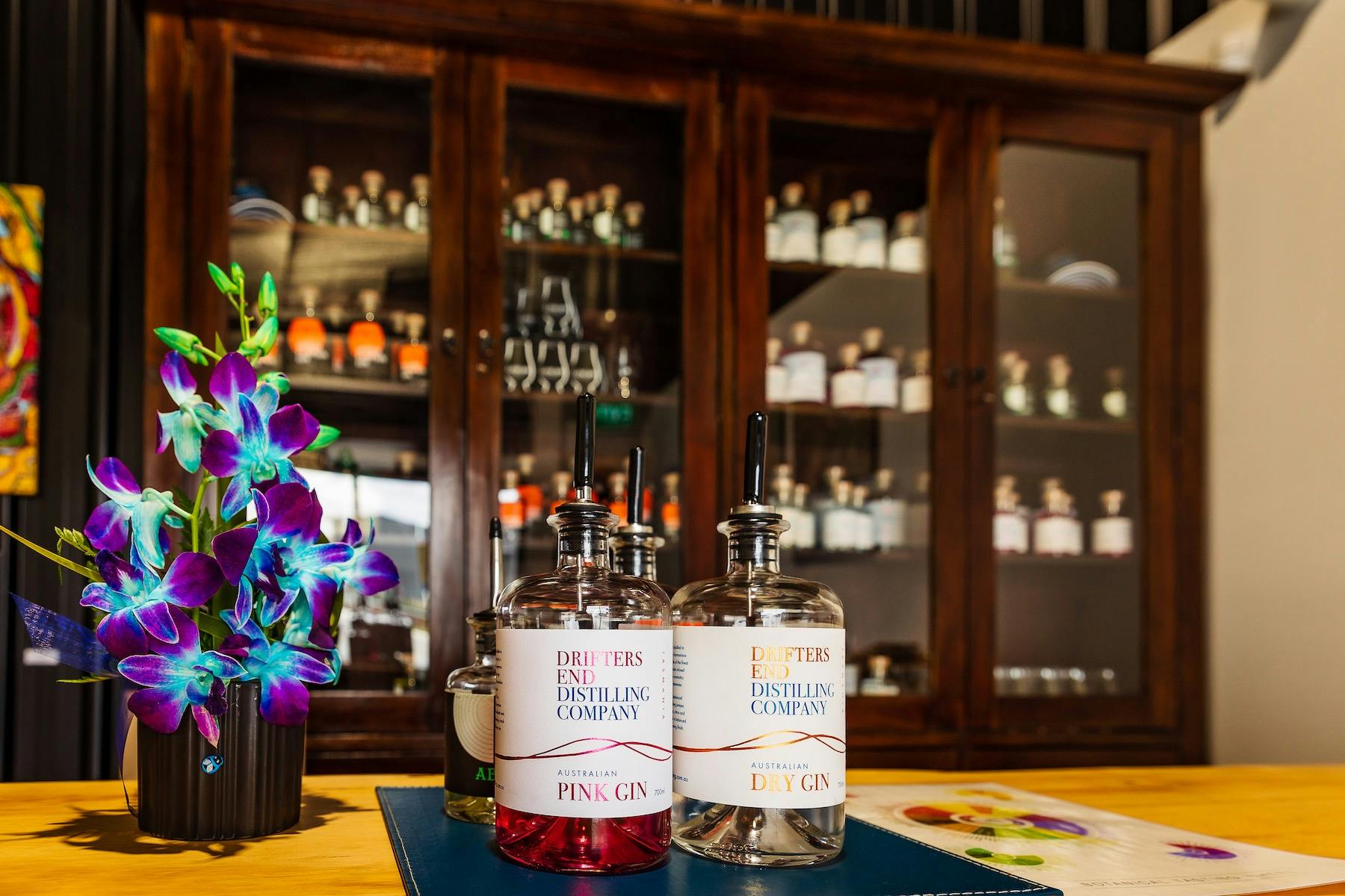Drifters End Distilling Company Australian Dry and Pink Gins