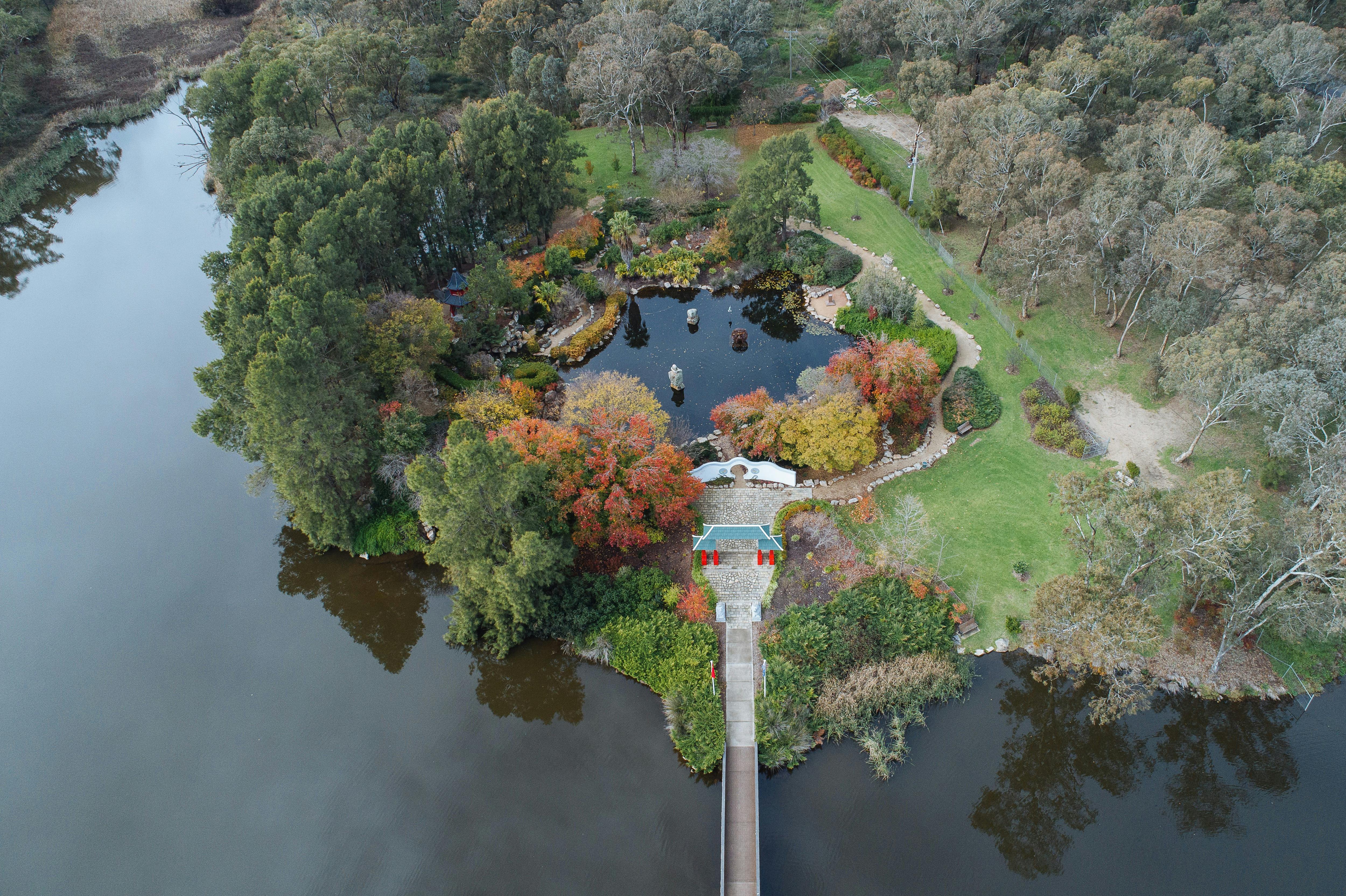 無人機中國園林