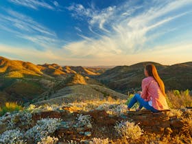 Walking in the Flinders Ranges