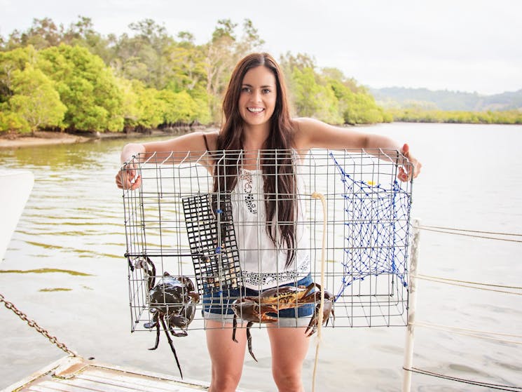 Try your luck crabbing on the Tweed River!