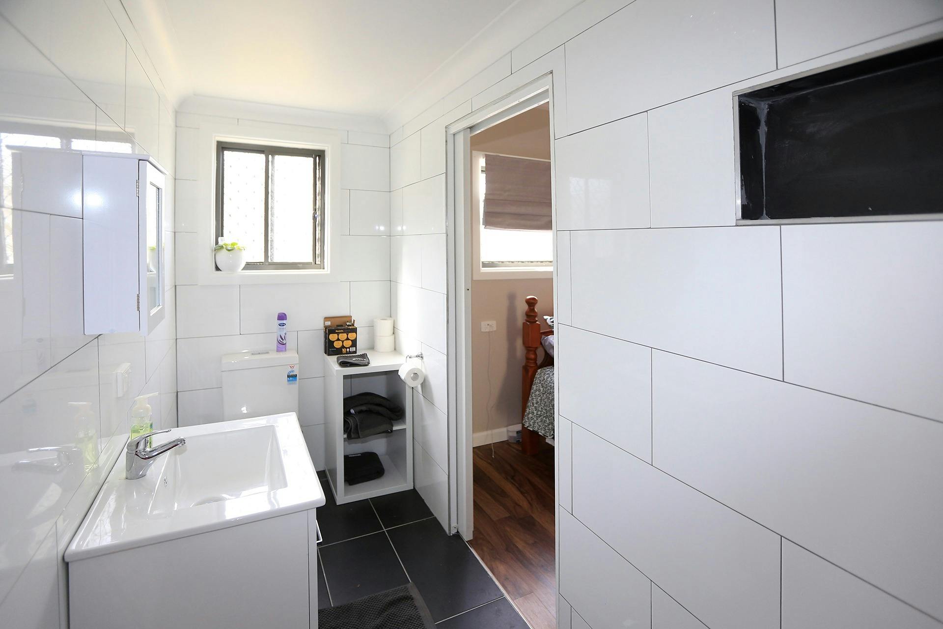 Roomy Shower/Bathroom
