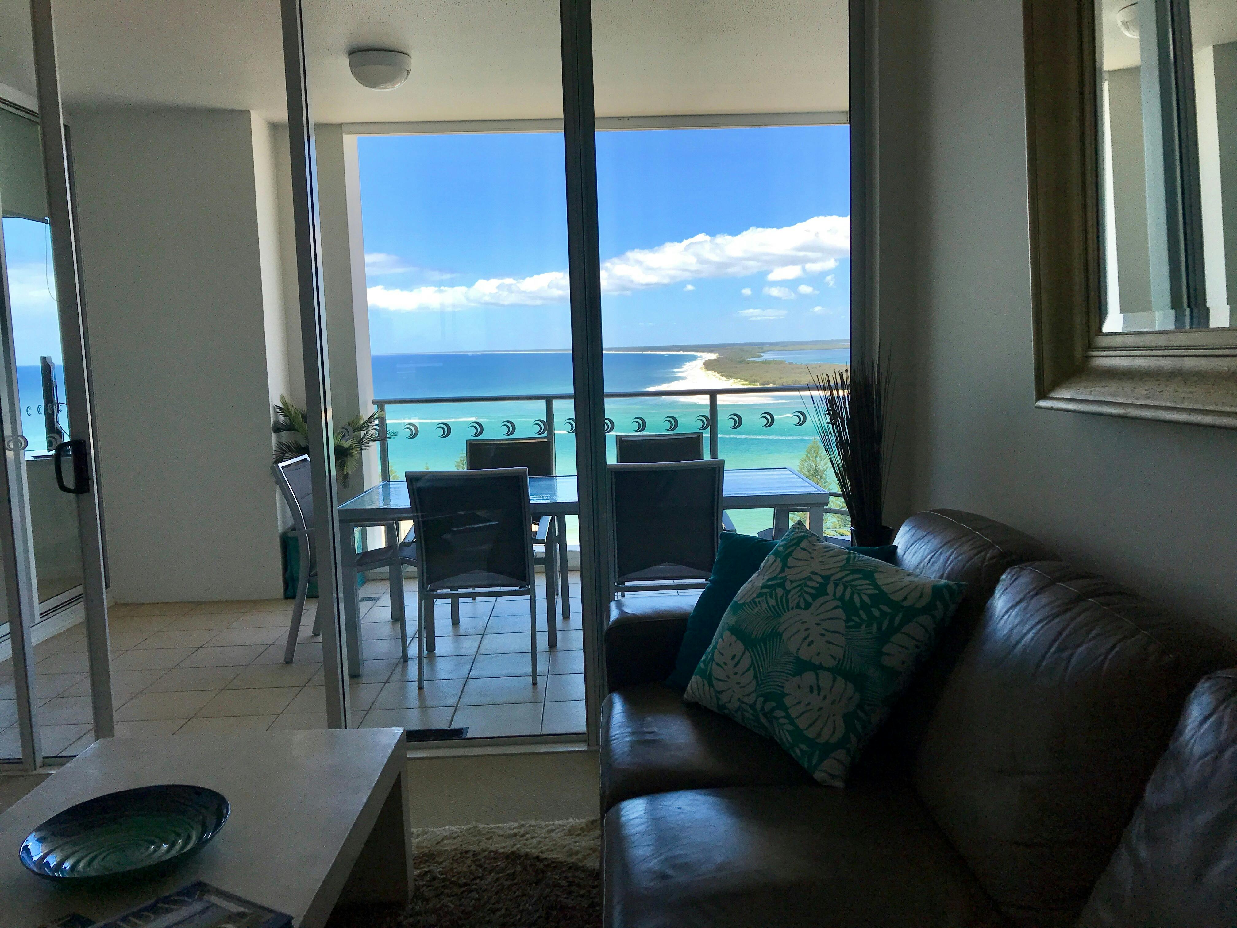 2 Bedroom Premium Ocean View apartments are all upper levels with fabulous balcony views