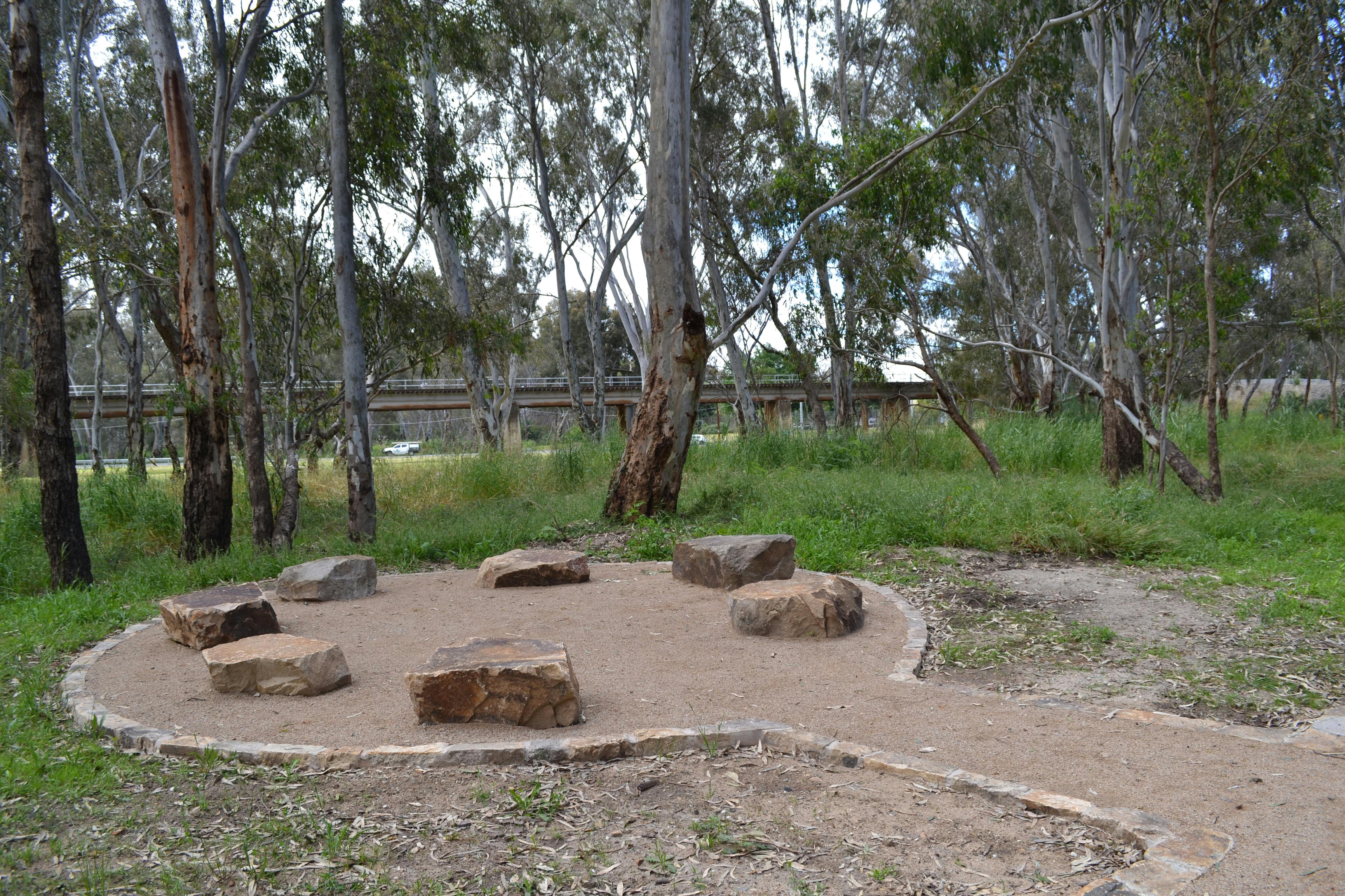 A meeting place in the Benalla Aboriginal Garden
