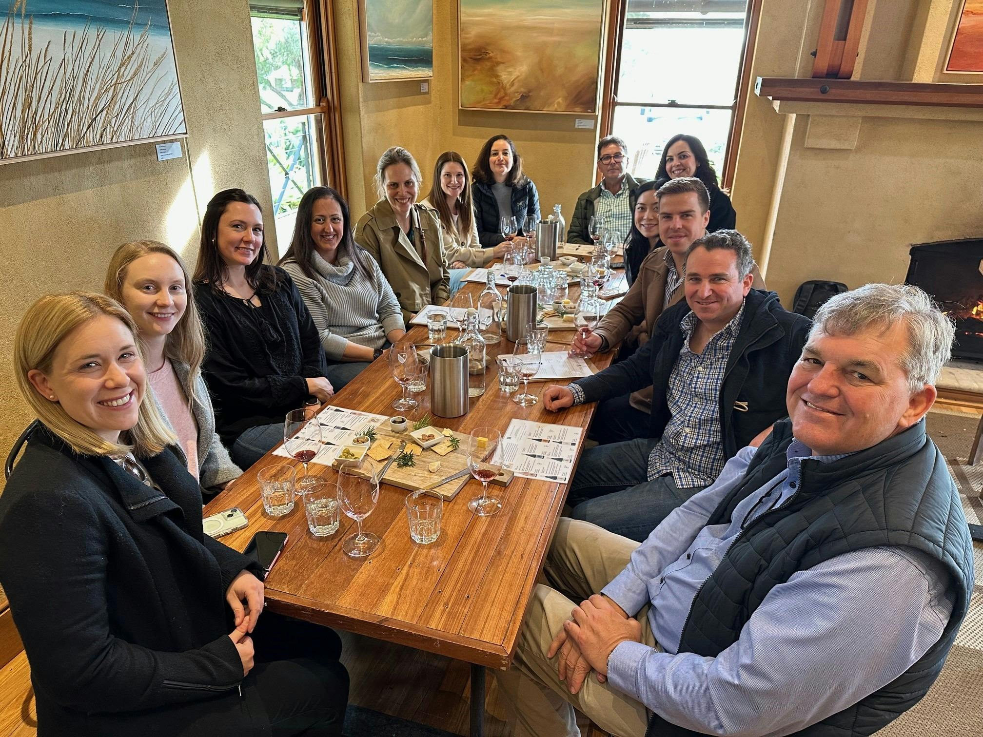 Tasting in the board room