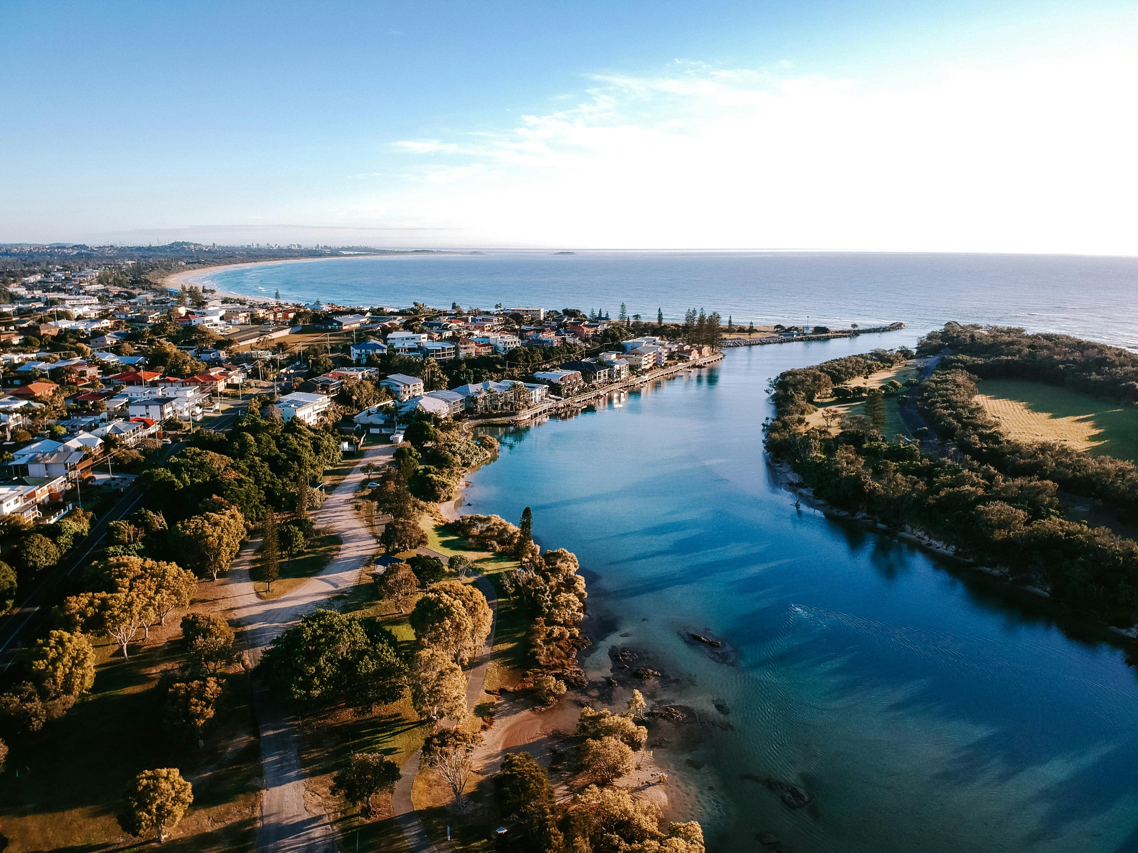Coastal town