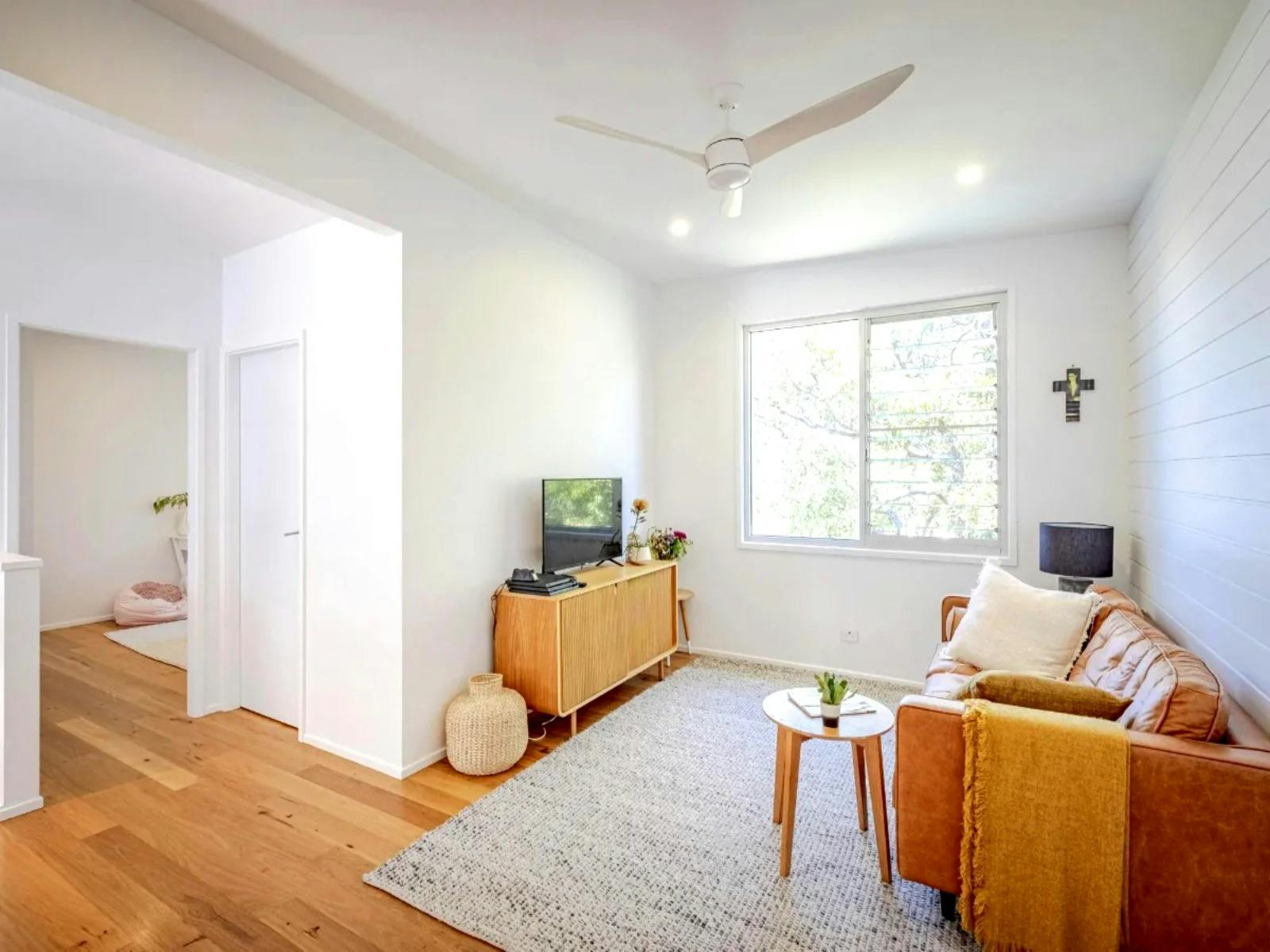 Bright, open-plan interiors with dual living areas for versatile and spacious living