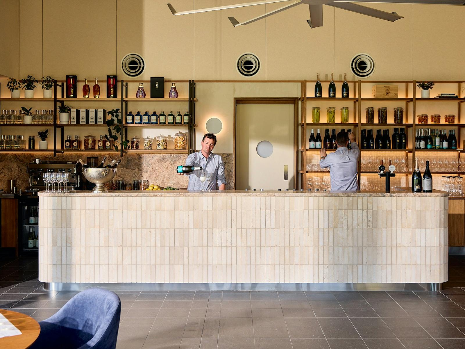 Enjoy some drinks in our newly renovated bar, overlooking our Warboys vineyard in McLaren Vale