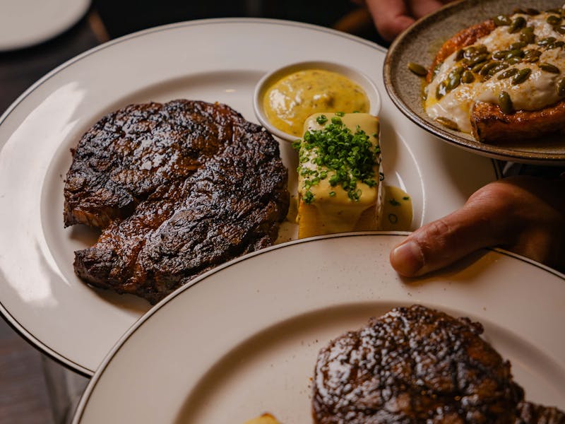 Scotch fillet, truffled bearnaise