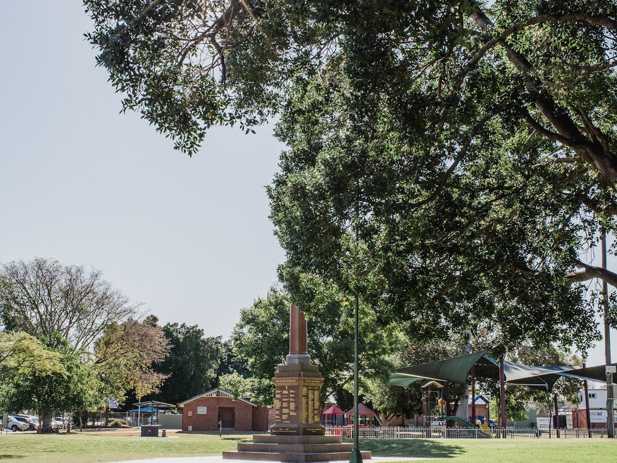 Cenotaph at the Town Park Goondiwindi