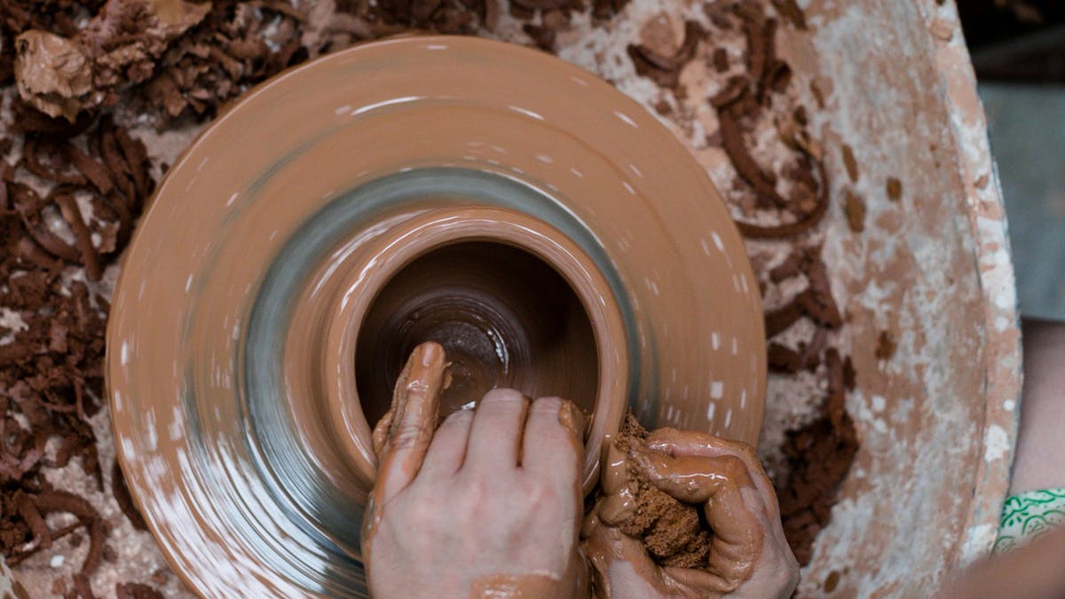 wheel thrown pottery