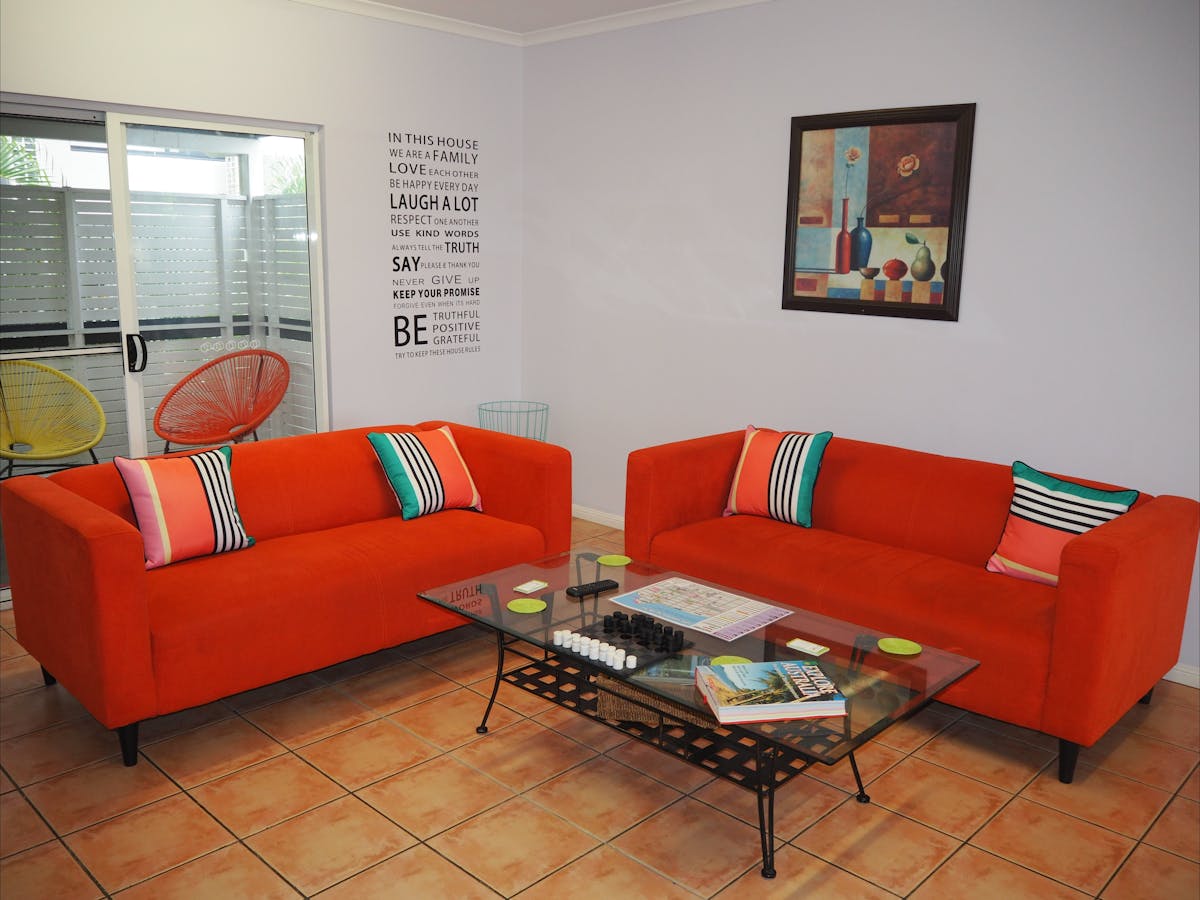 Shared lounge area