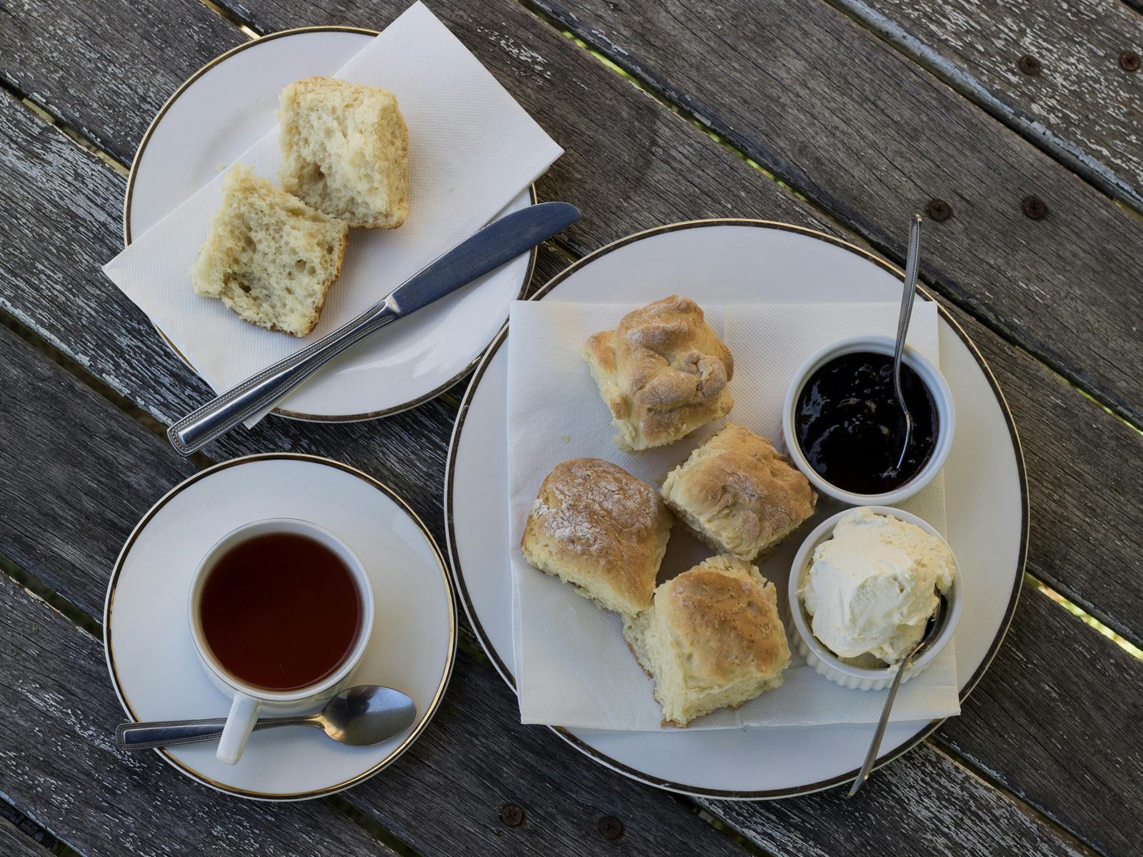 Homemade Devonshire tea