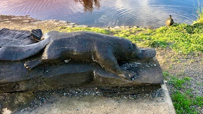 Sculpture at Kiamma Creek
