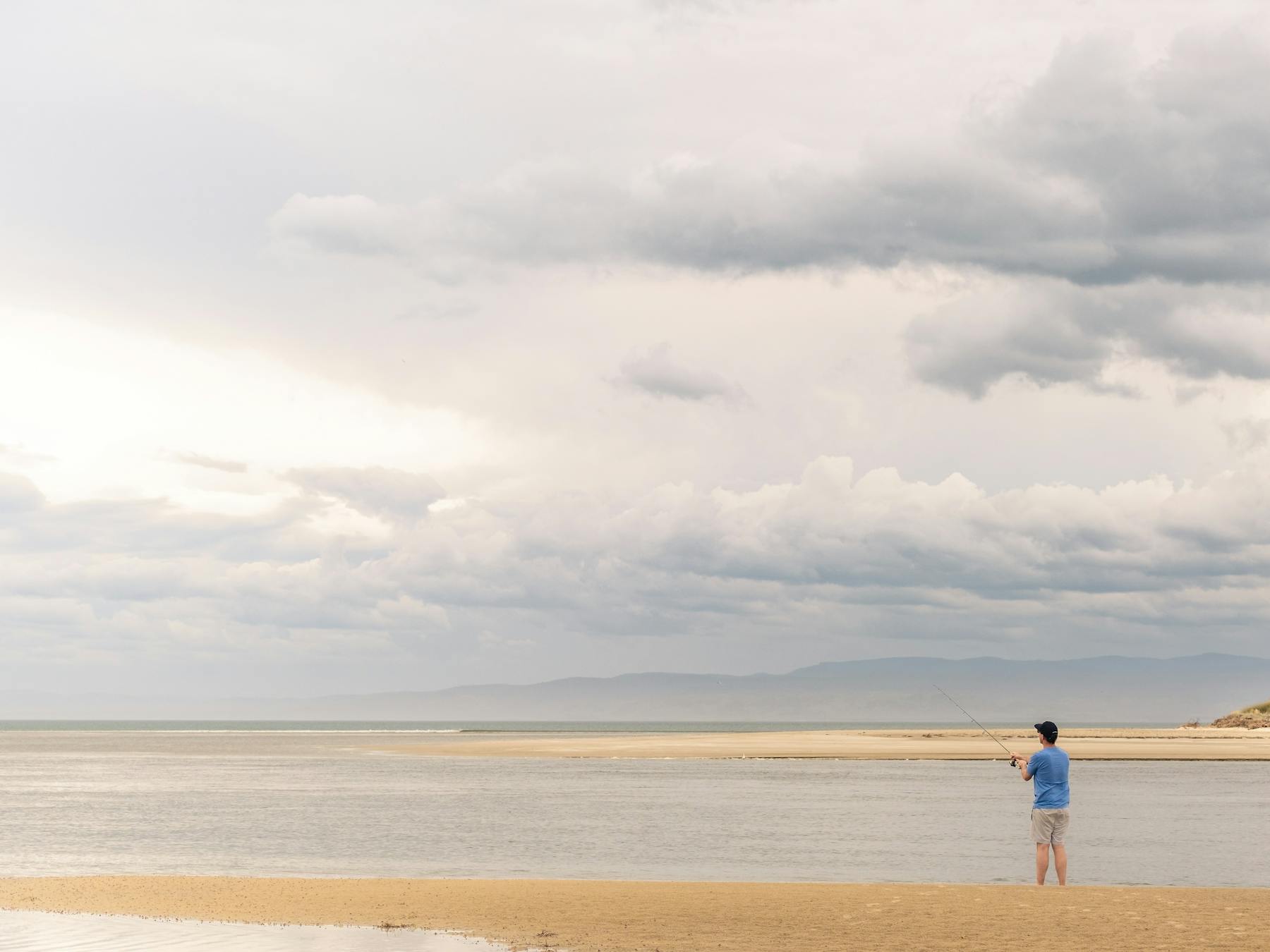 Fishing from shore - Swanwick Rivermouth