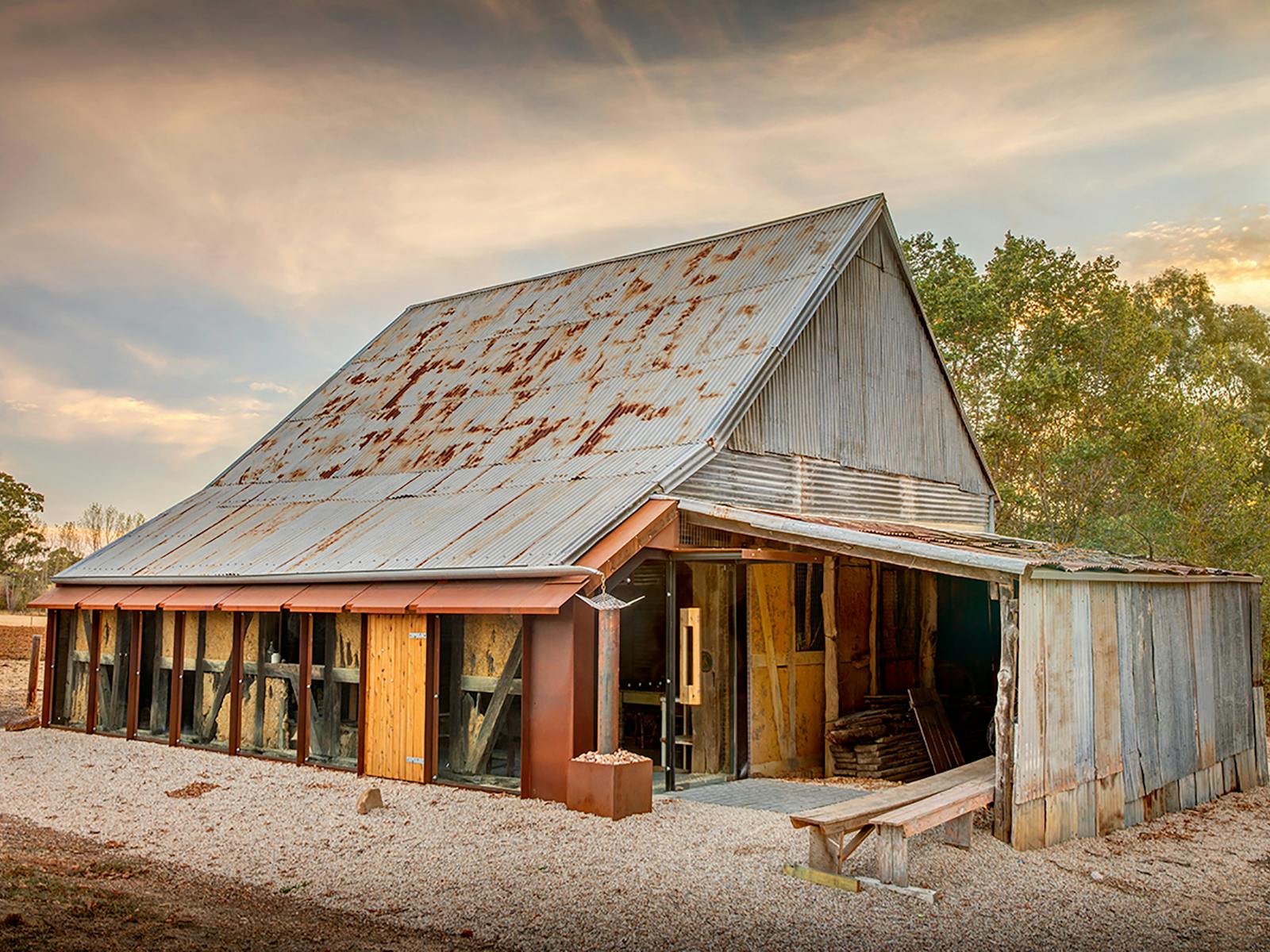 Image for Changing faces of Gething's Barn at Beerenberg Strawberry Farm