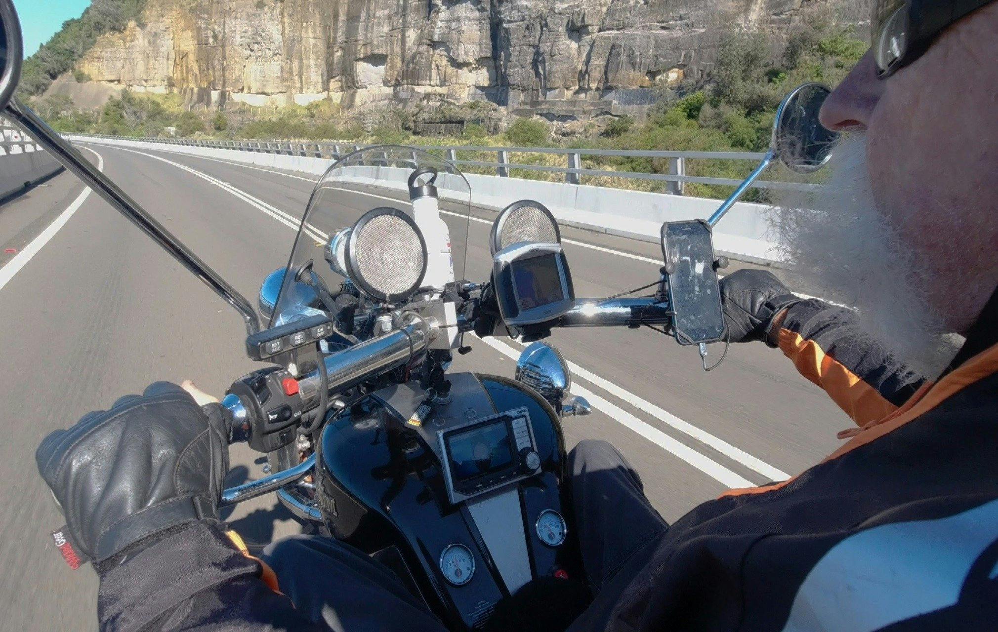 Sea Cliff Bridge - Just Cruisin' Motorcycle Tours Wollongong