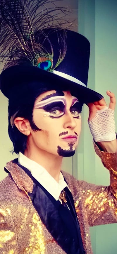 Drag King with tophat