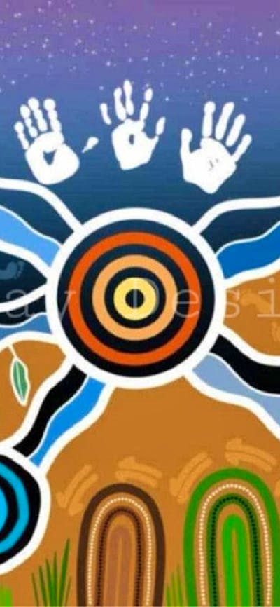 Image of artwork called Pathways of Connection (detail) by Kristal Matthews, Wilay Designs