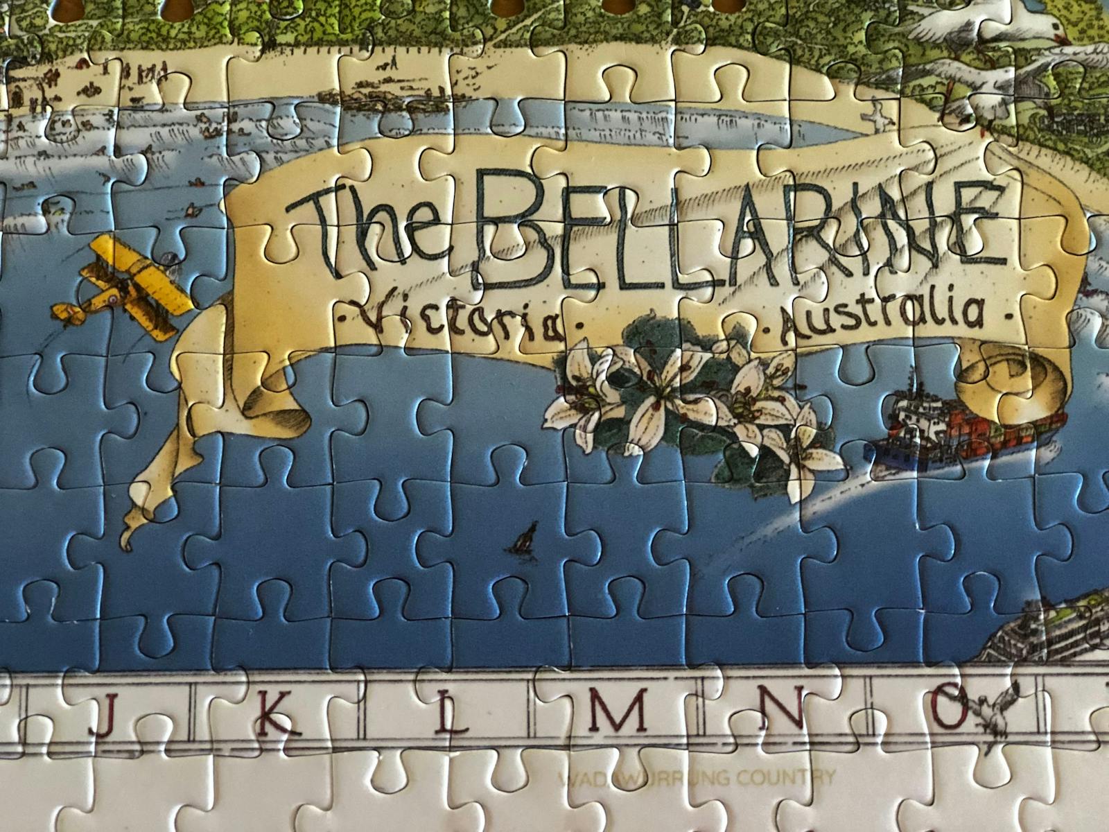 The Bellarine Map 1000 piece Jigsaw Puzzle