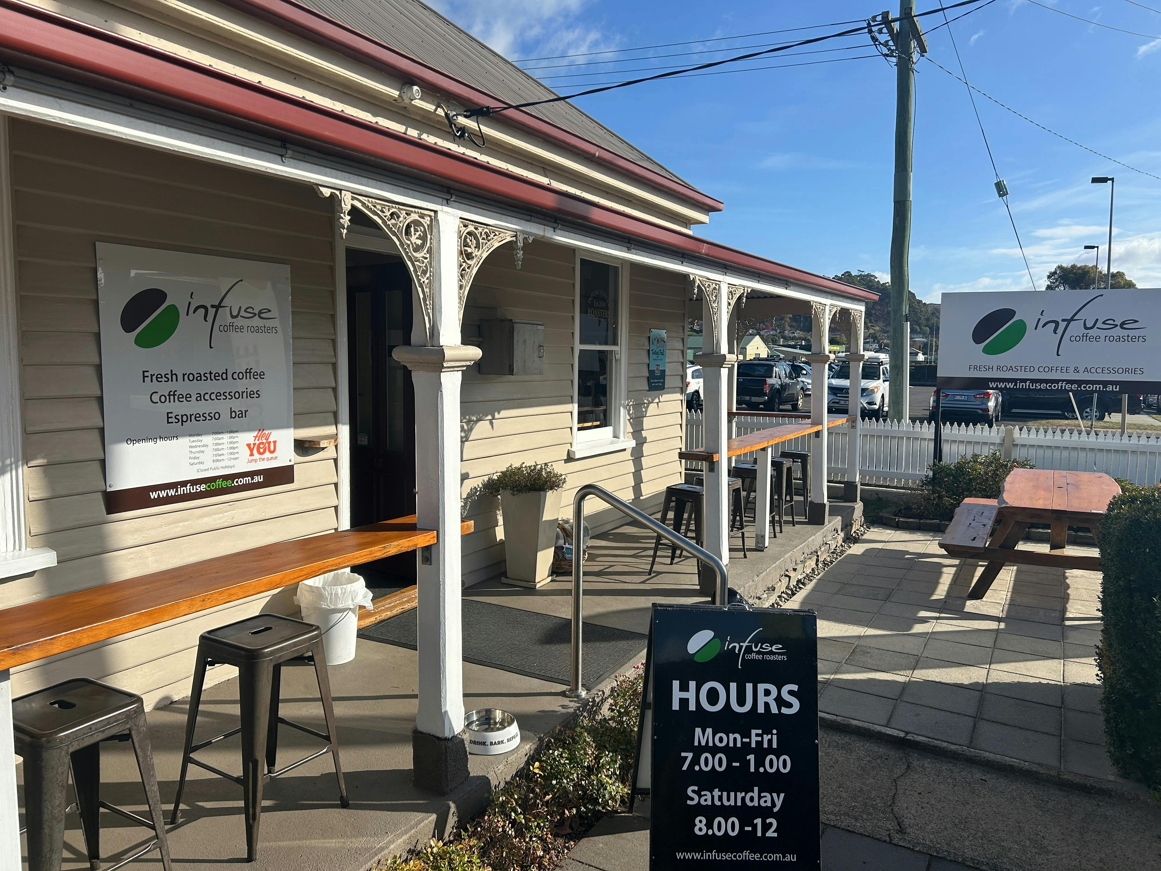 Infuse Coffee Roasters Strahan Street Burnie