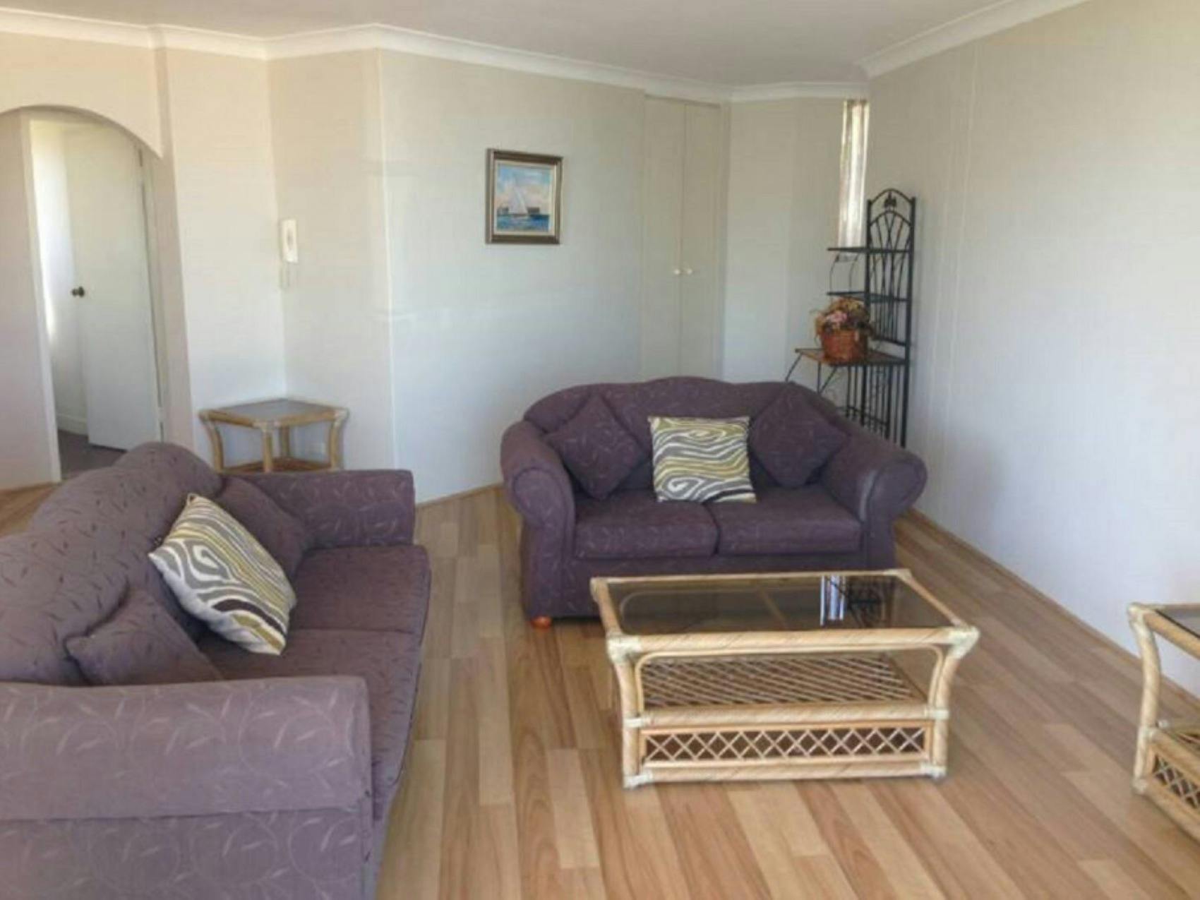 Lounge room with lounges and coffee table